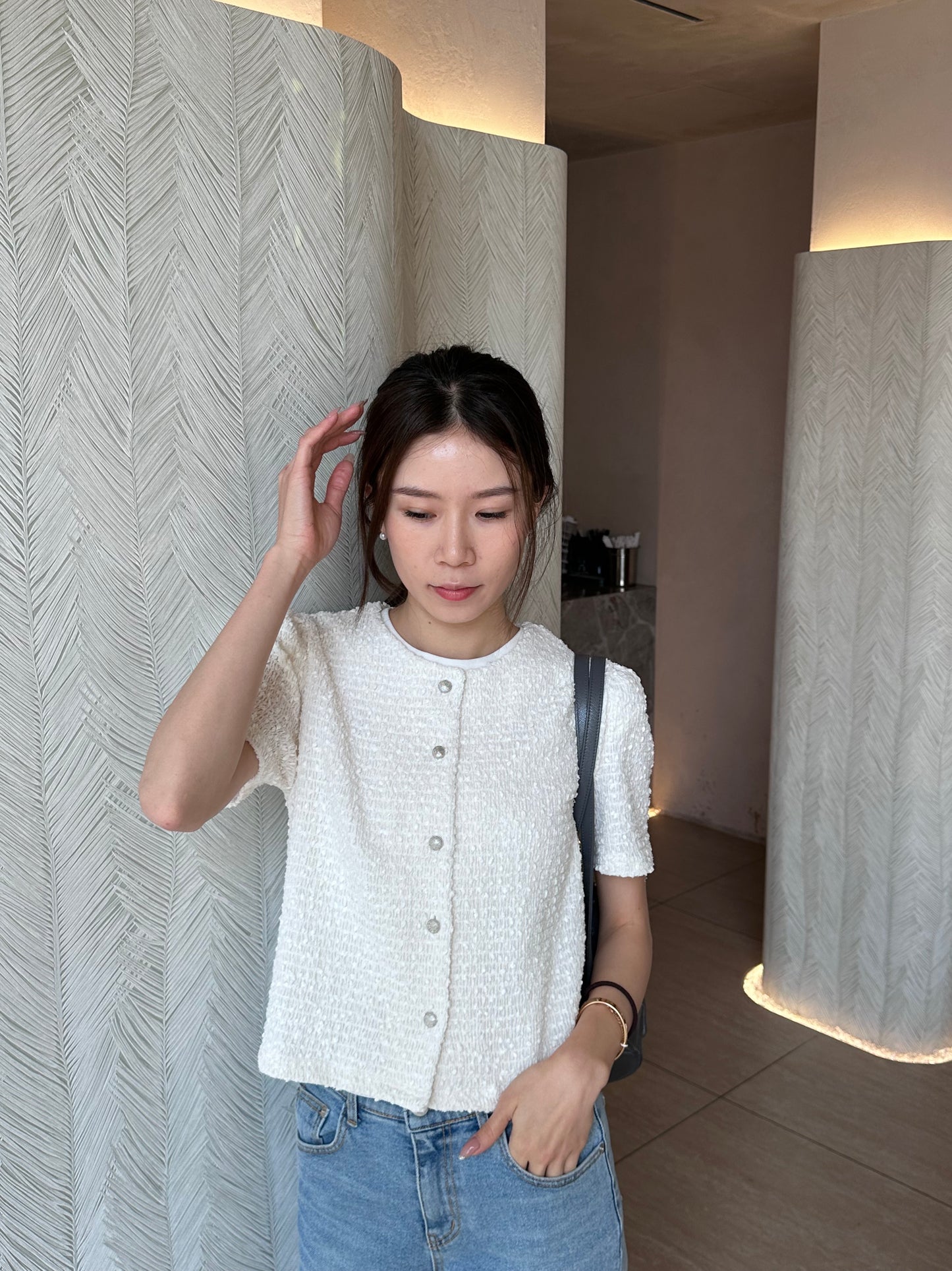 Tweed Lily T Top