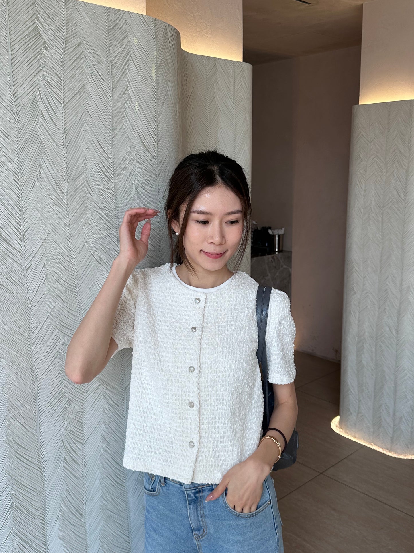 Tweed Lily T Top