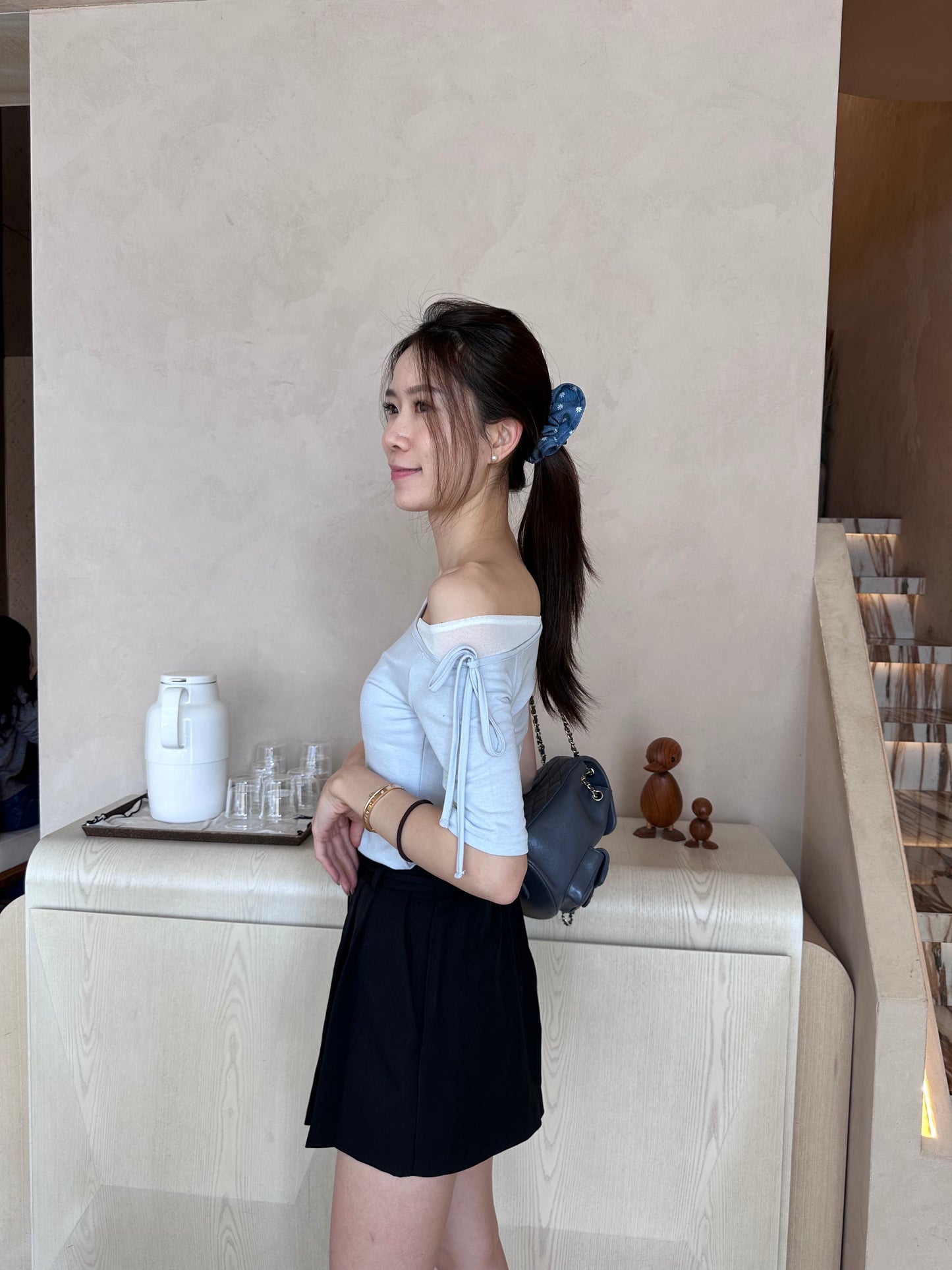 Lace Mix Cotton T Top
