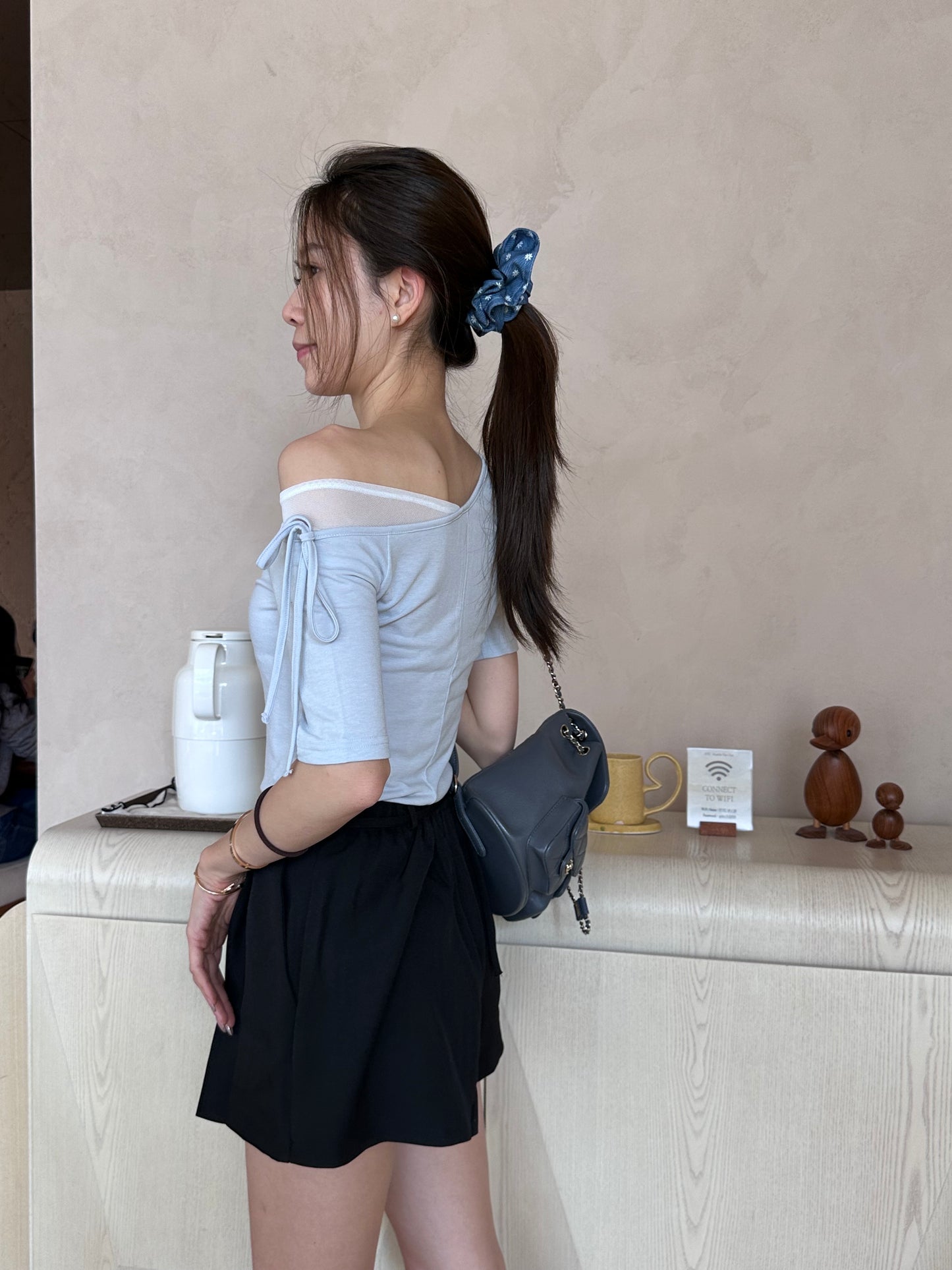 Lace Mix Cotton T Top