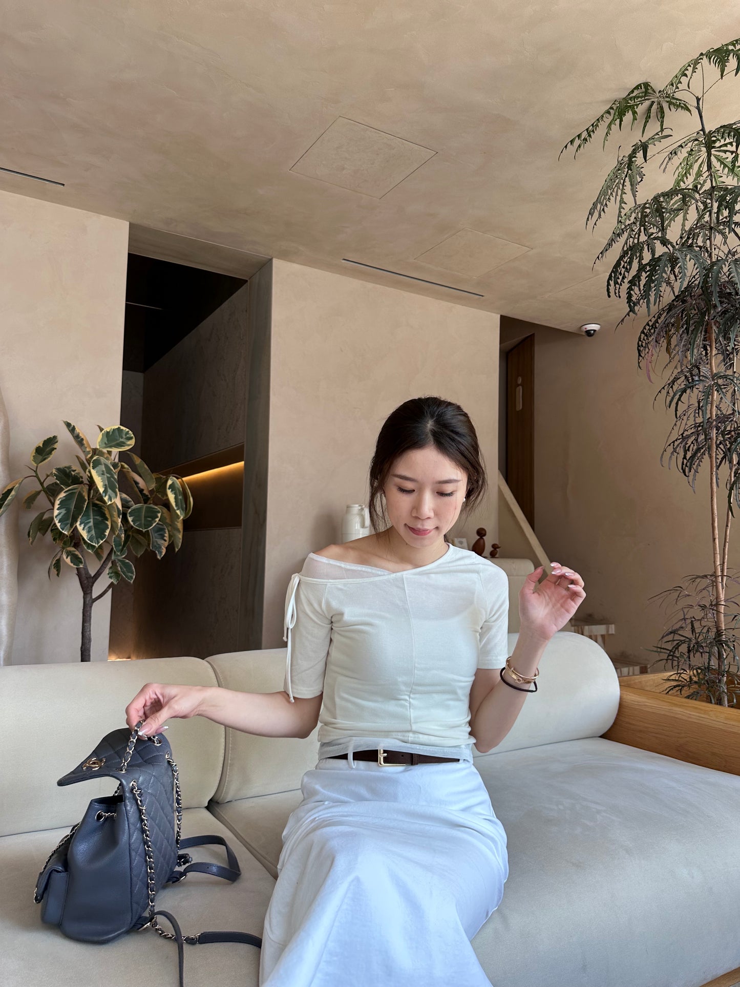 Lace Mix Cotton T Top