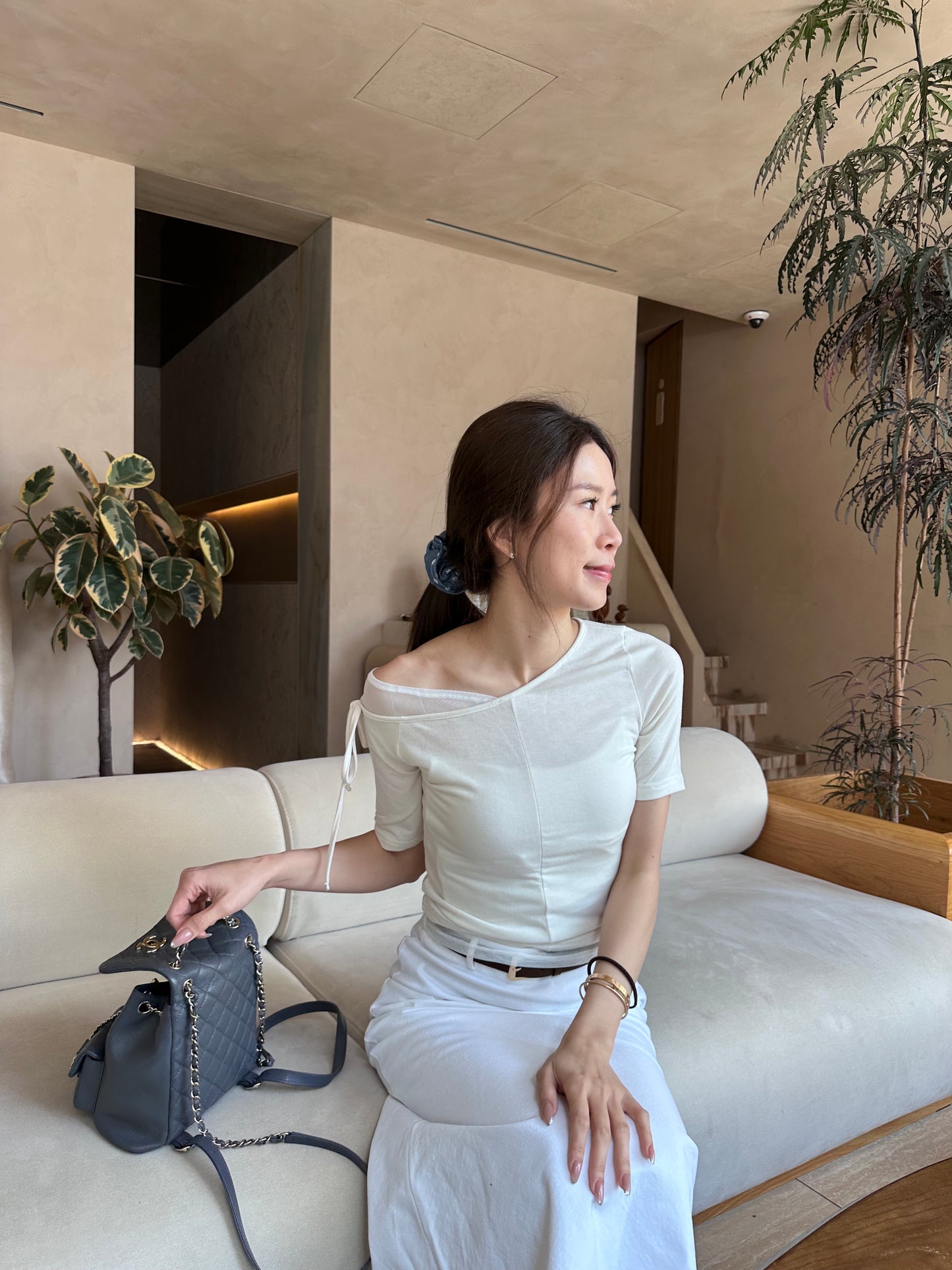 Lace Mix Cotton T Top