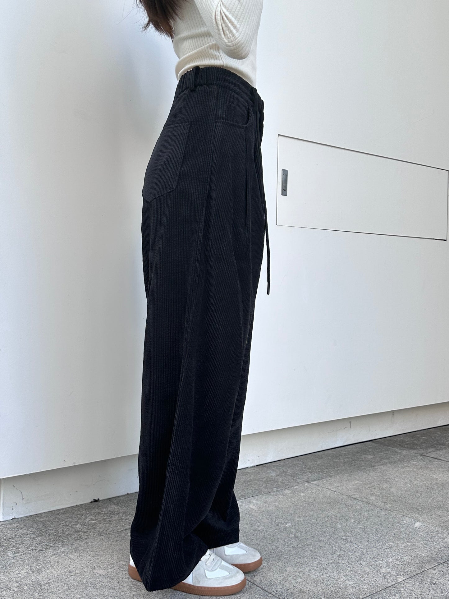 Velvet Wide Leg Pants