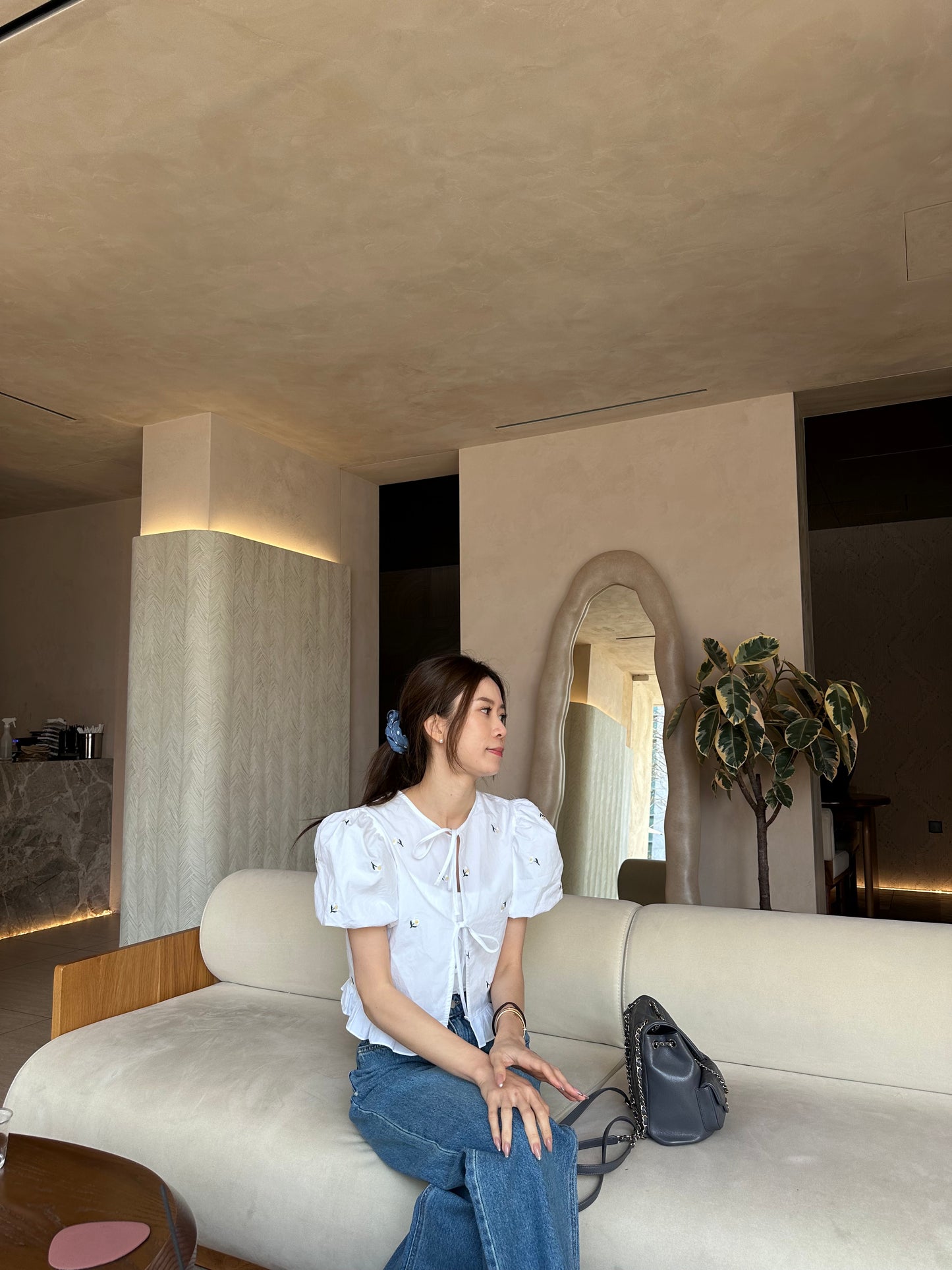 French Sunflower Shirt Top