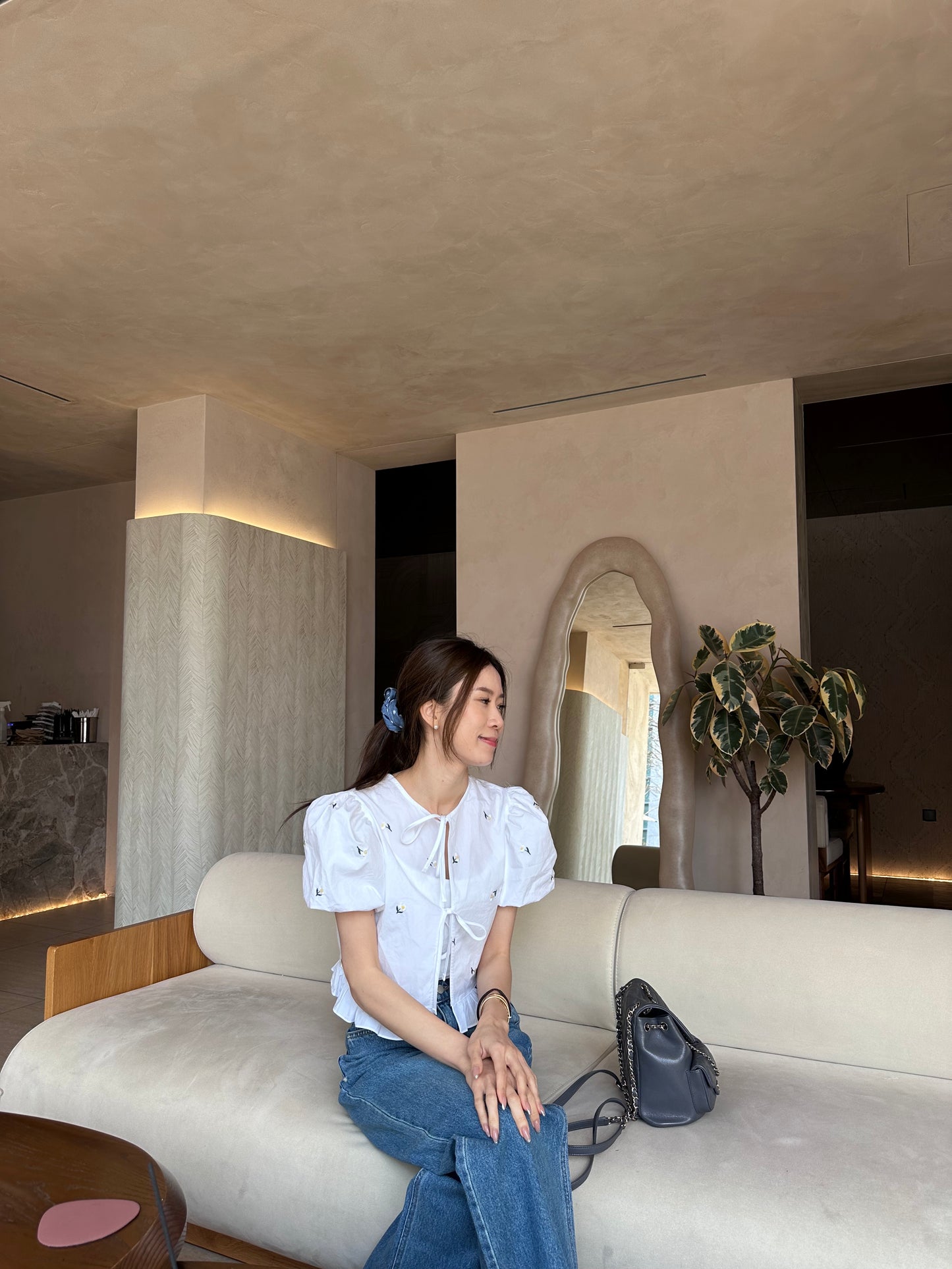 French Sunflower Shirt Top