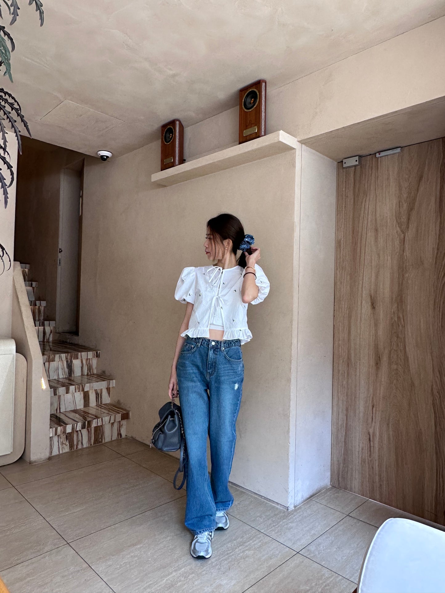 French Sunflower Shirt Top