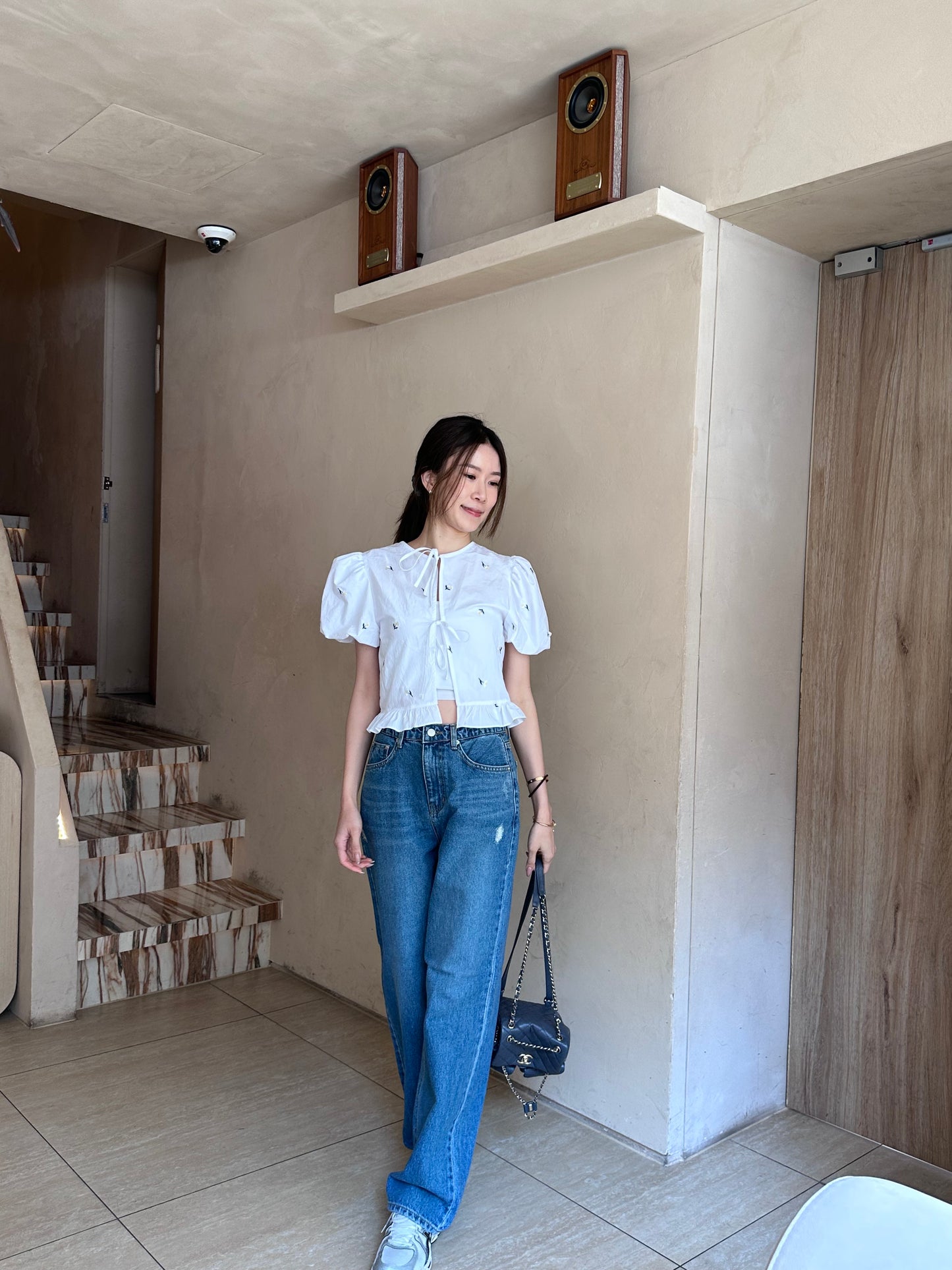 French Sunflower Shirt Top
