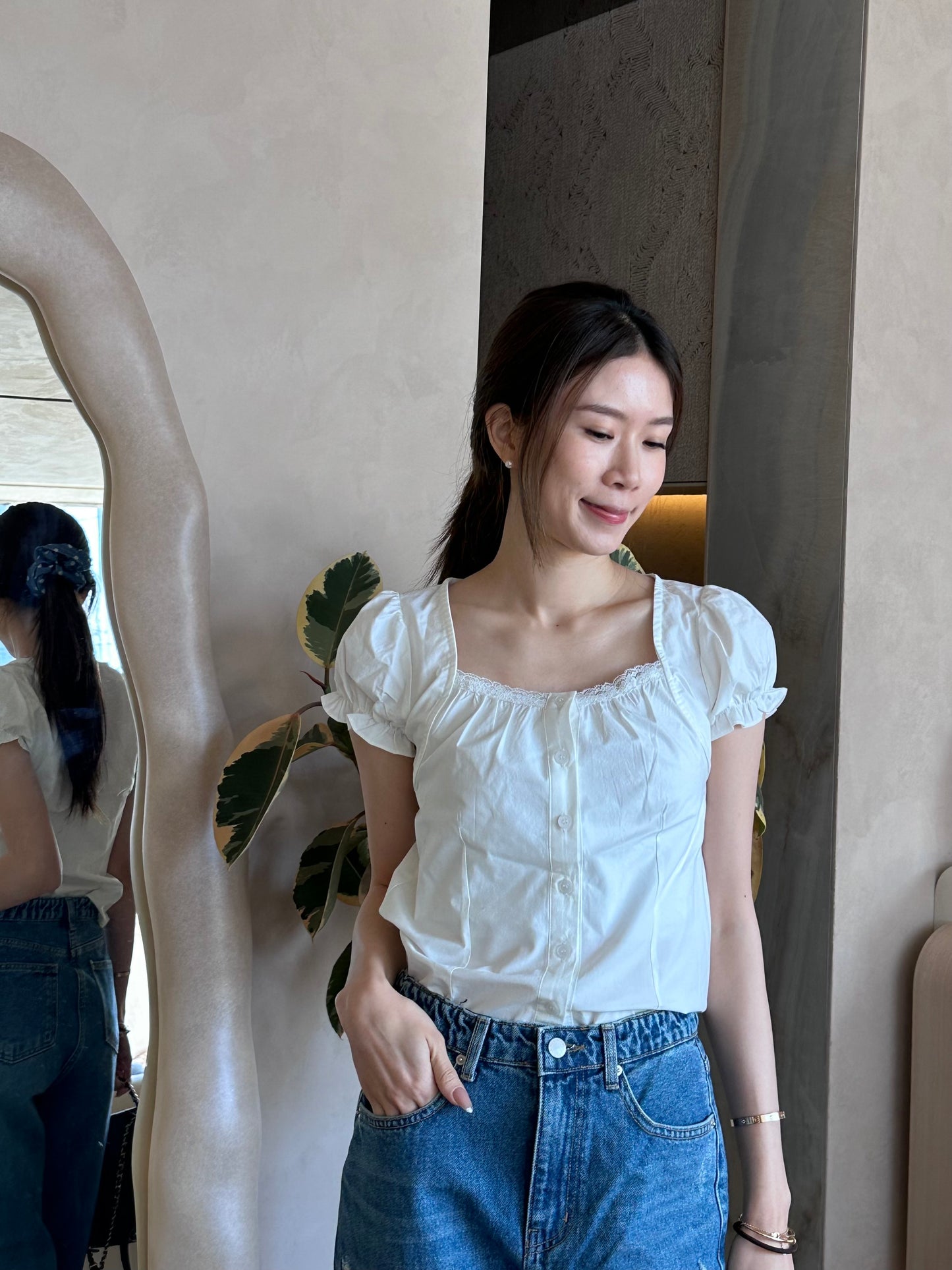 Garden Shirt Lace T Top