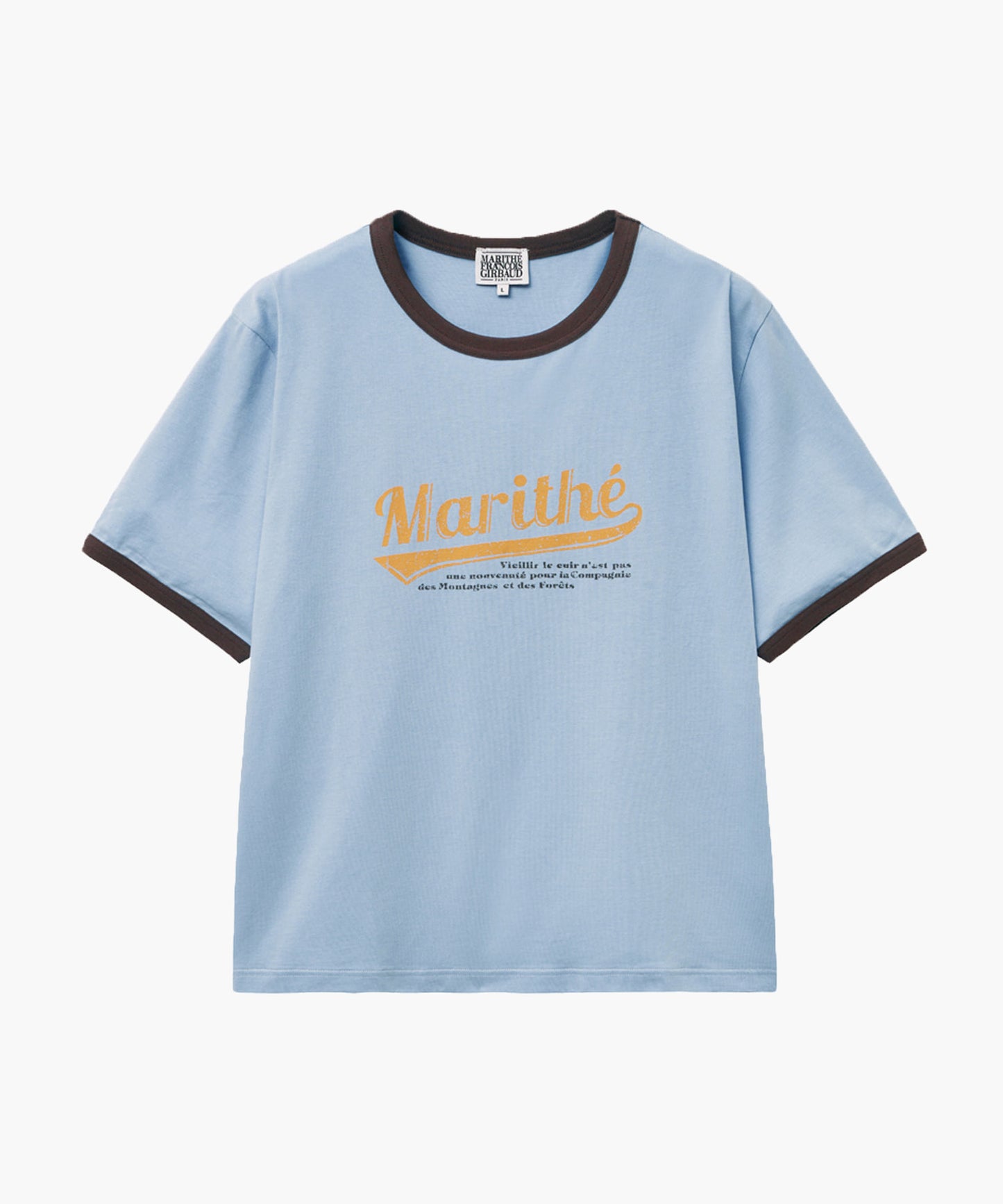 W VINTAGE BASEBALL RINGER TEE