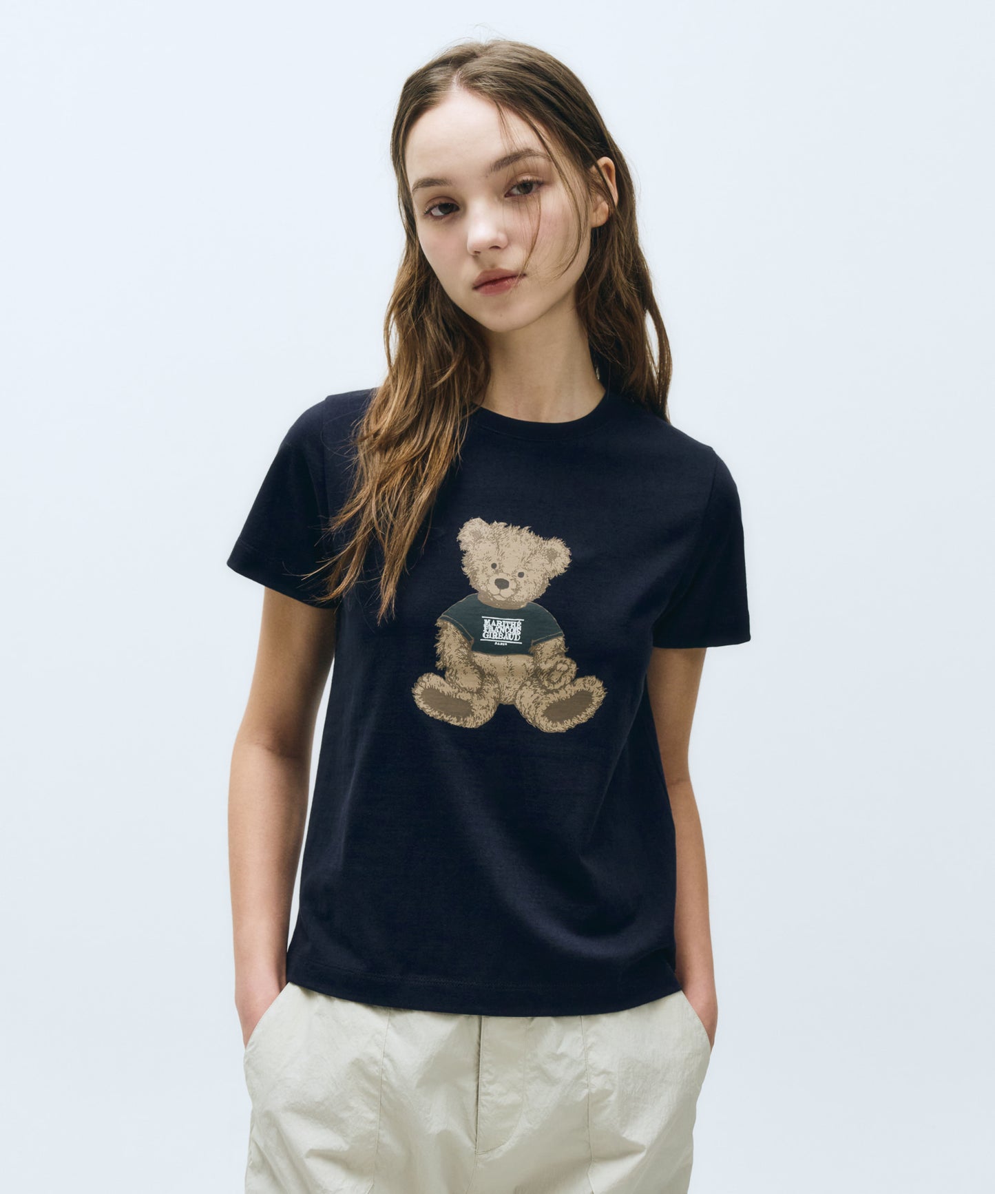 W DOODLE BEAR TEE