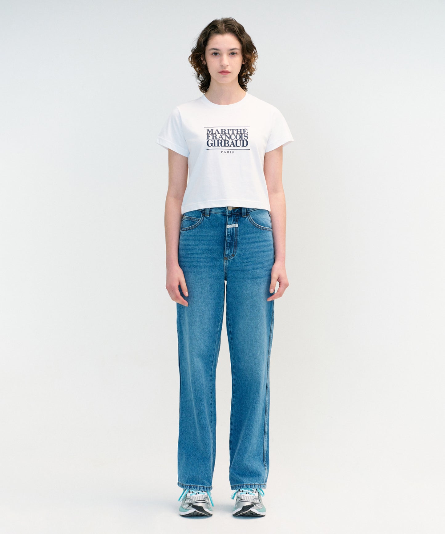 W CLASSIC LOGO CROP TEE
