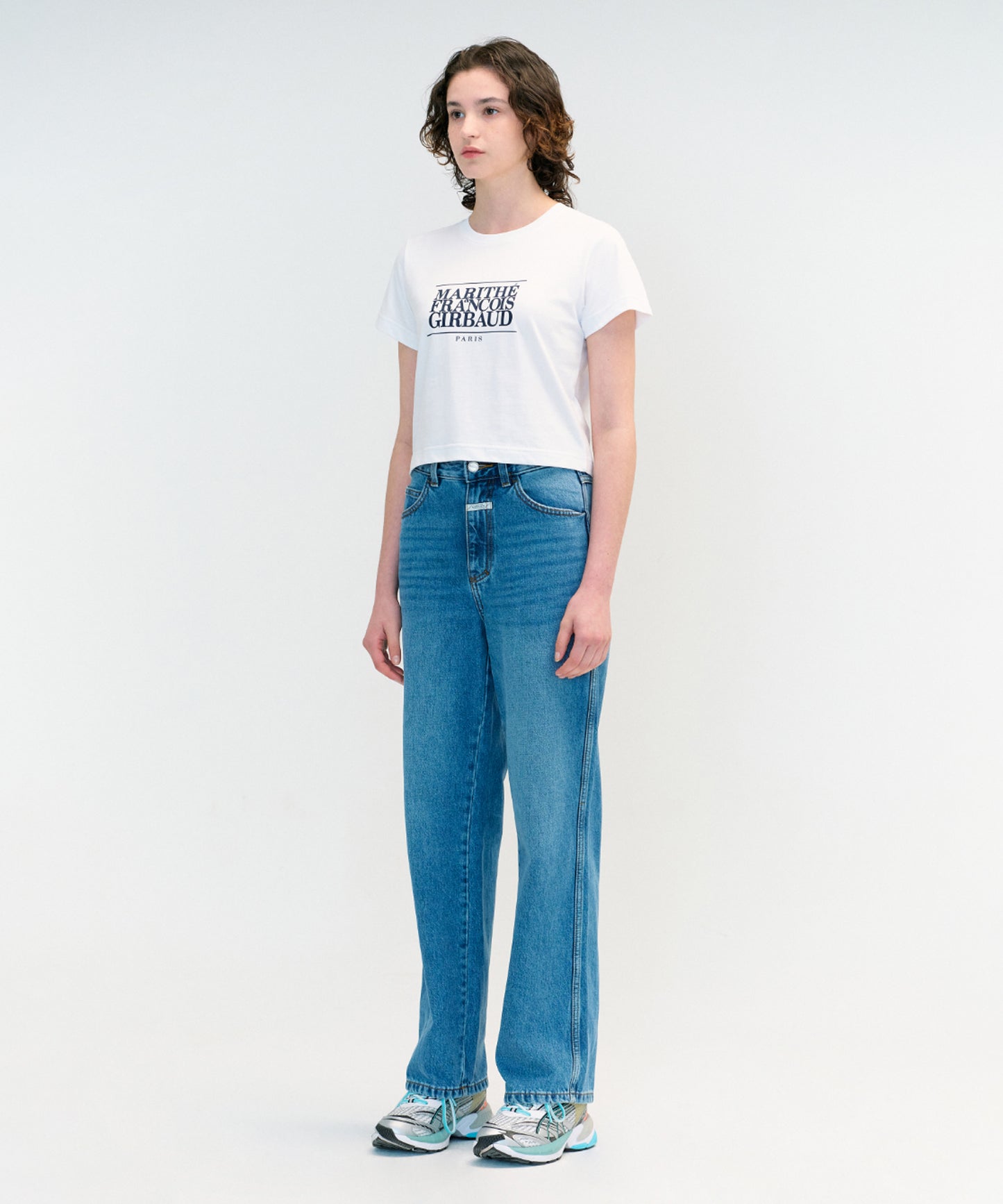W CLASSIC LOGO CROP TEE