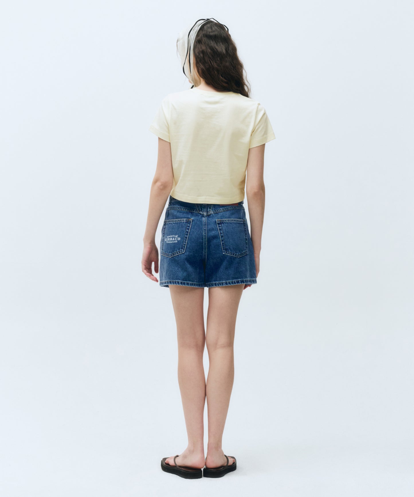 W CLASSIC LOGO CROP TEE