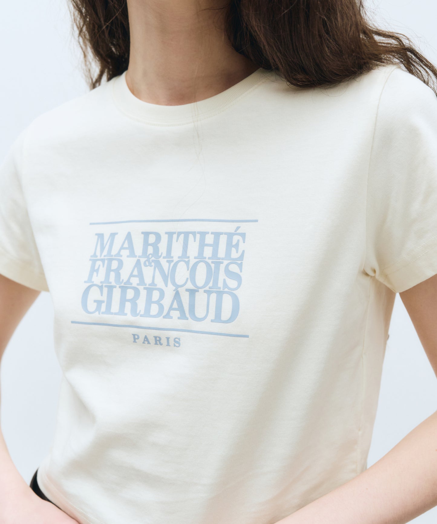 W CLASSIC LOGO CROP TEE