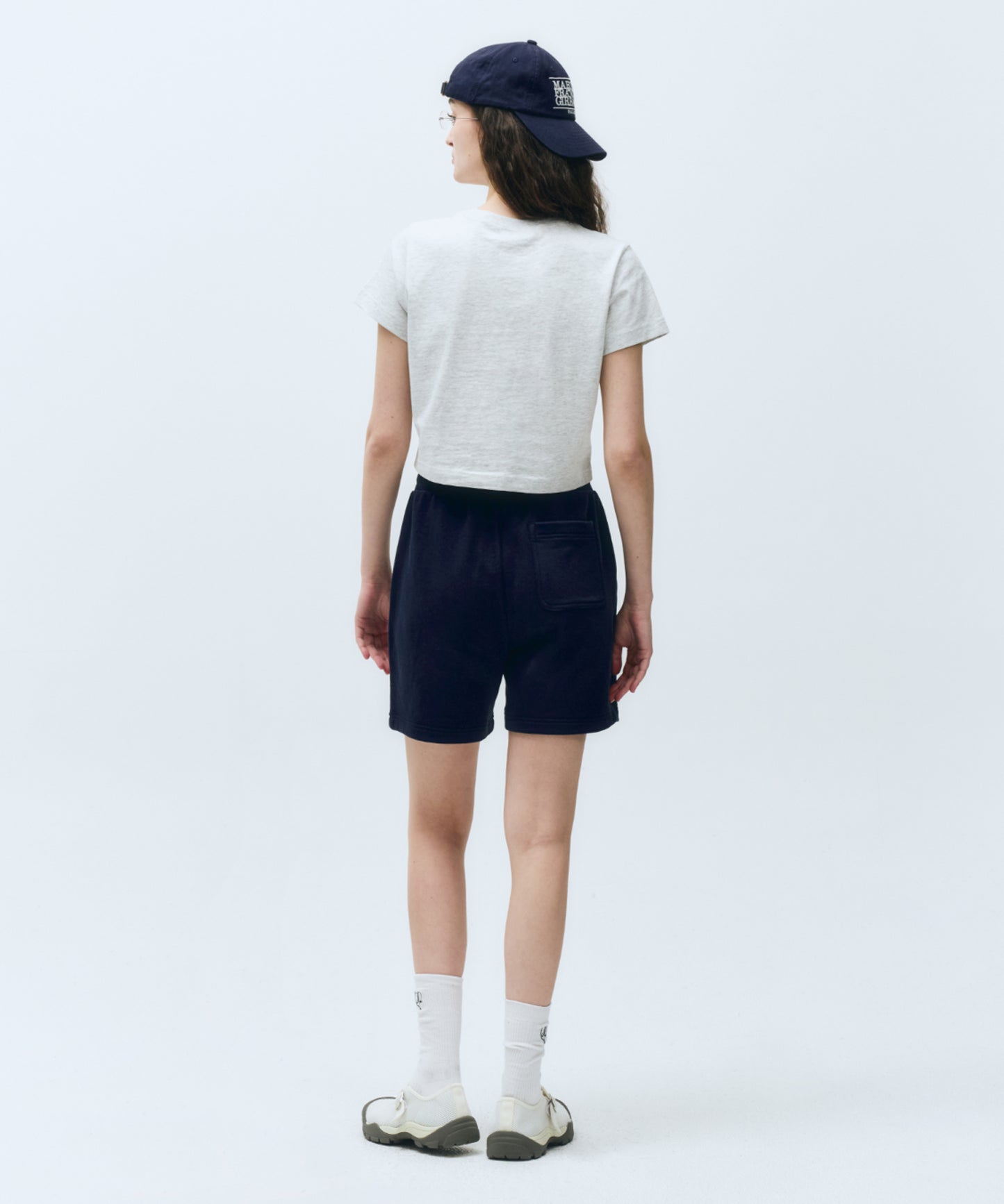 W CLASSIC LOGO CROP TEE