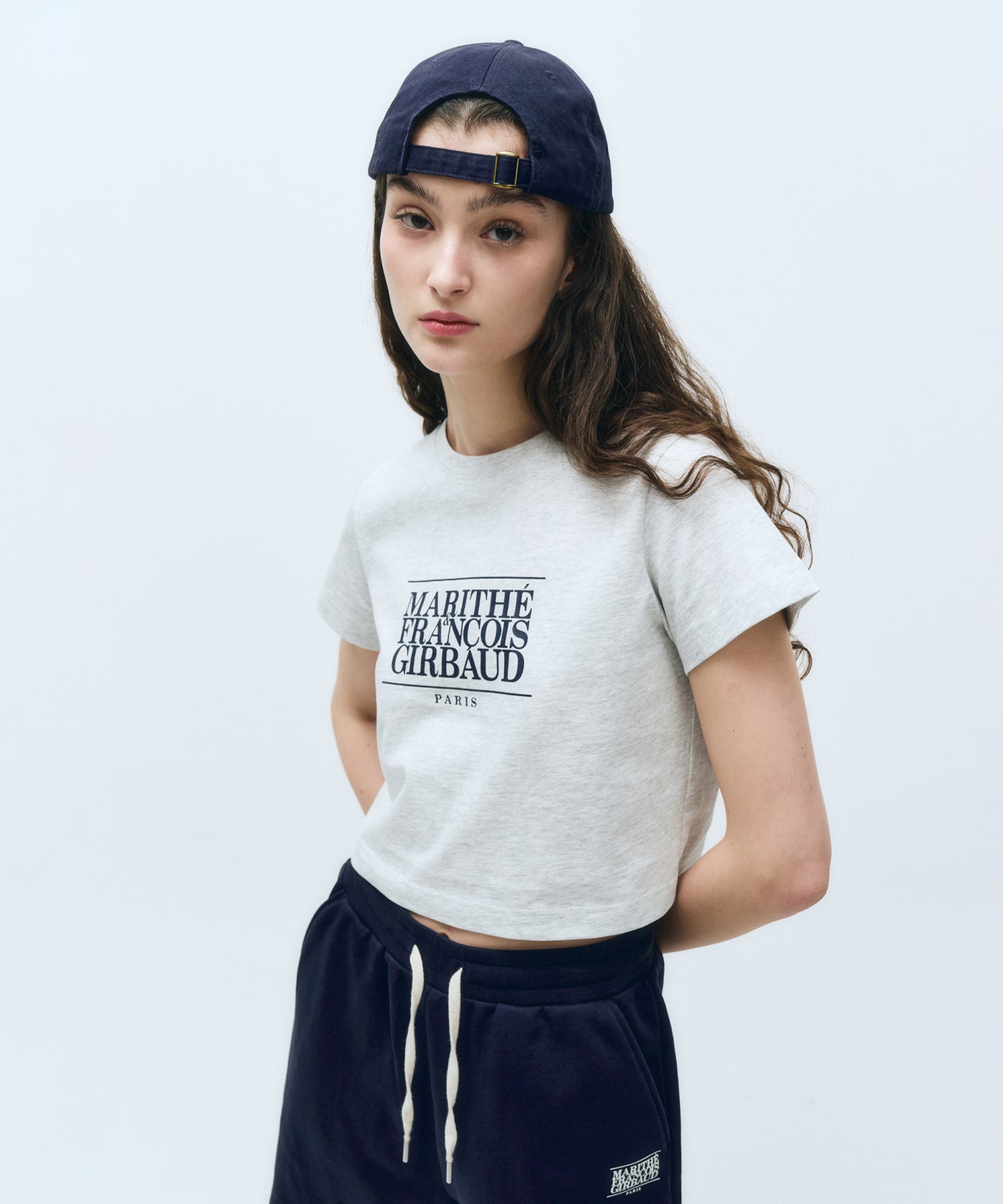 W CLASSIC LOGO CROP TEE