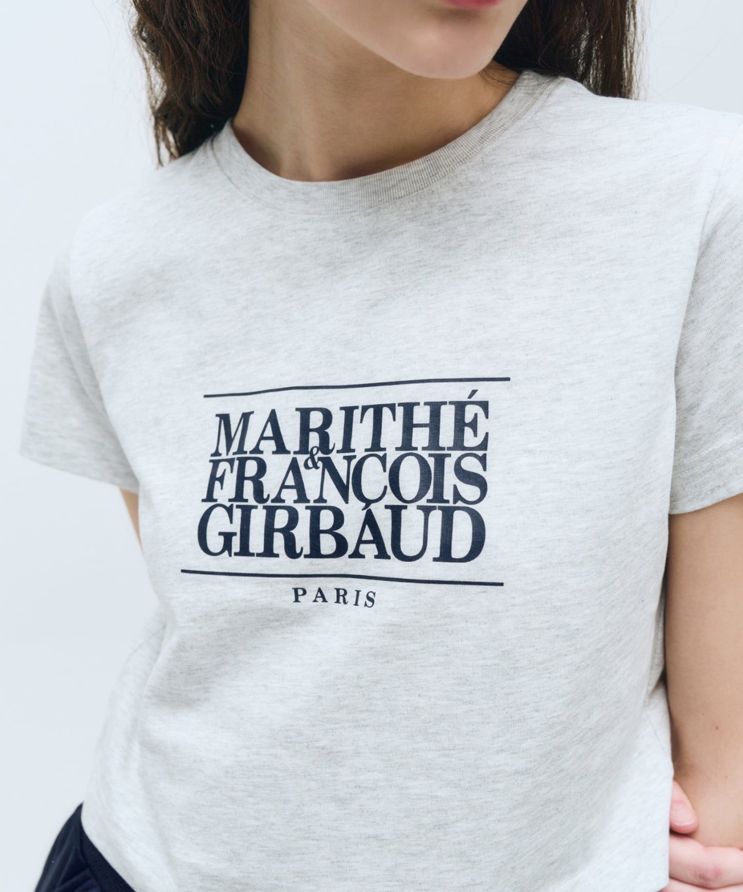 W CLASSIC LOGO CROP TEE