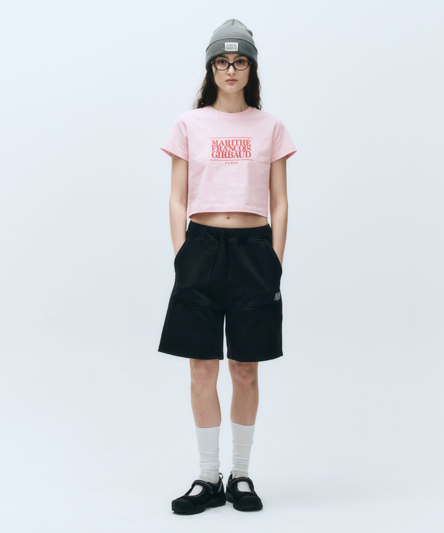 W CLASSIC LOGO CROP TEE