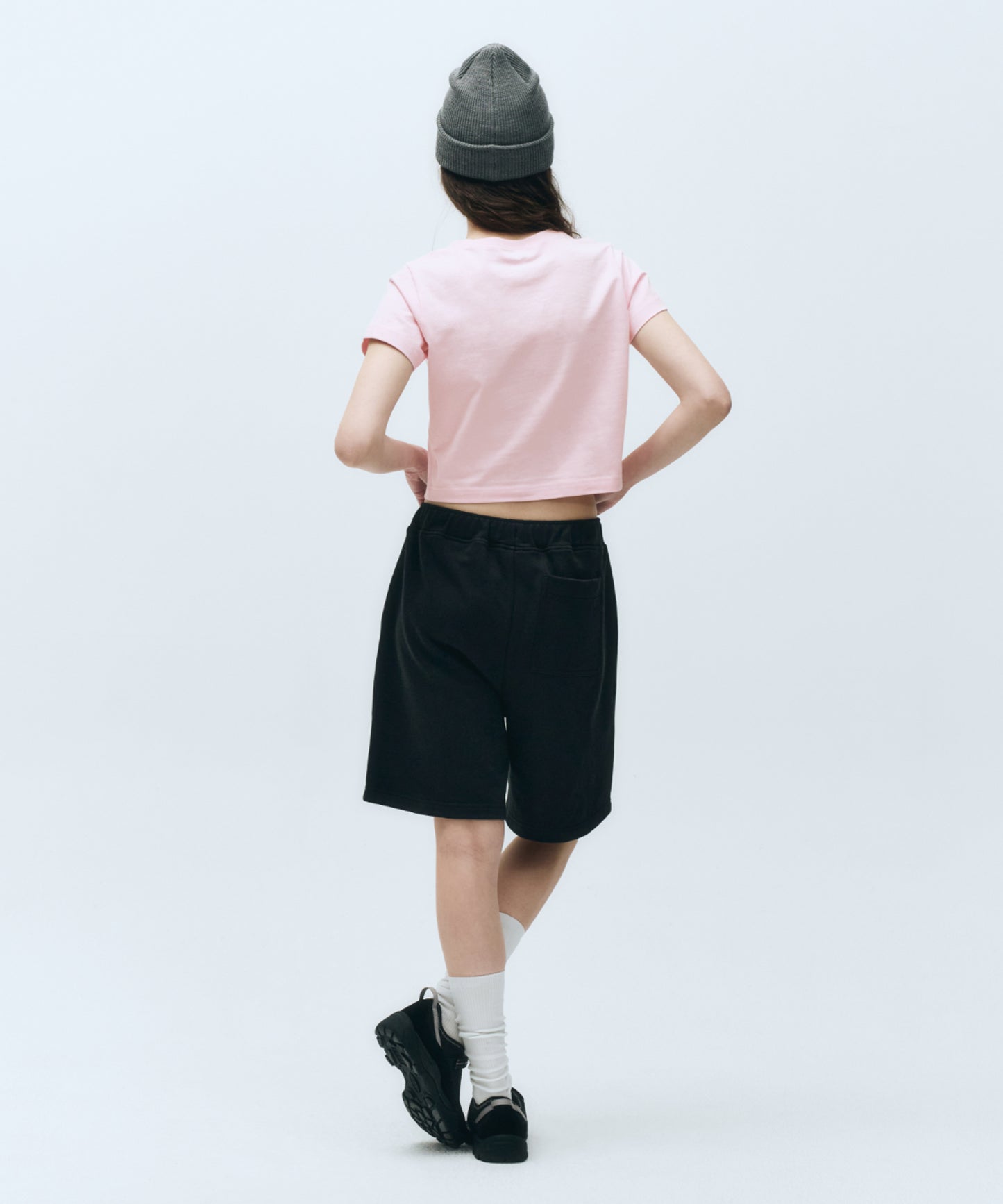 W CLASSIC LOGO CROP TEE
