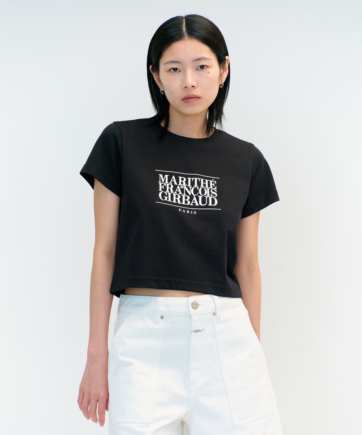 W CLASSIC LOGO CROP TEE