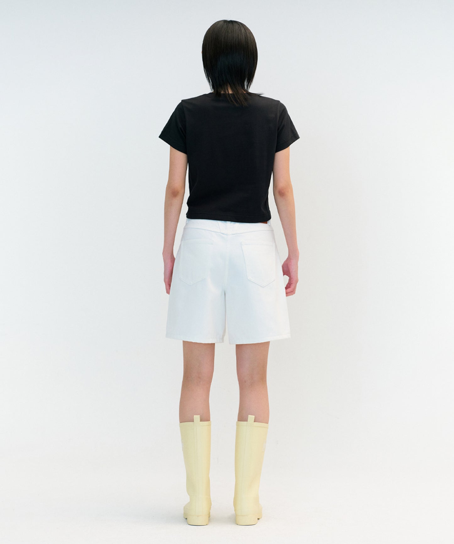 W CLASSIC LOGO CROP TEE