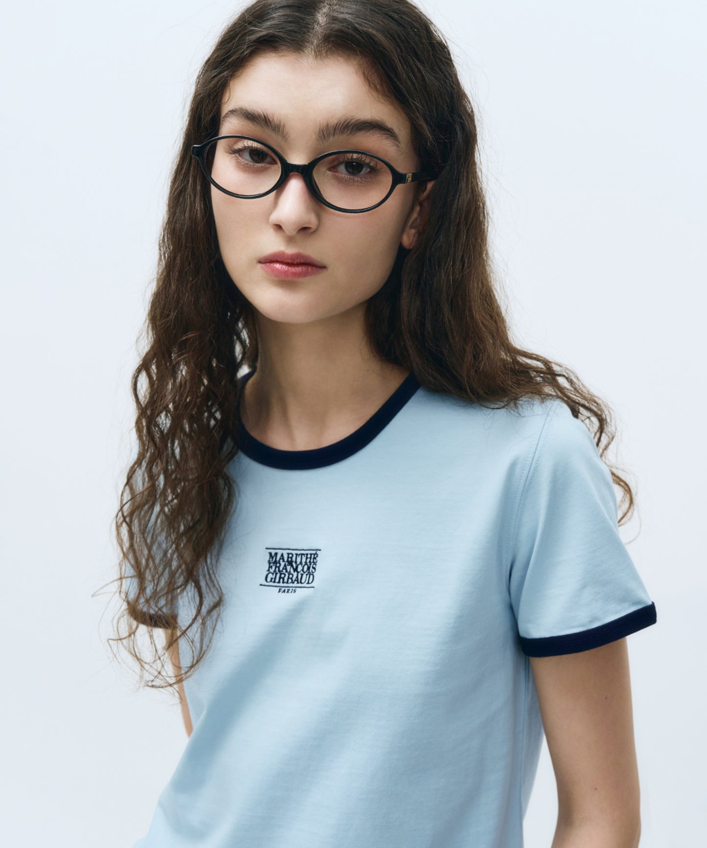 W CLASSIC LOGO RINGER TEE