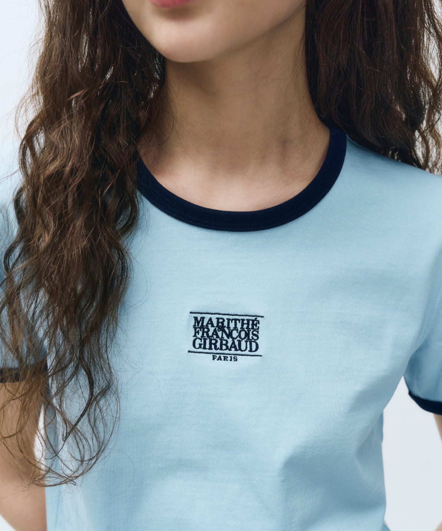 W CLASSIC LOGO RINGER TEE