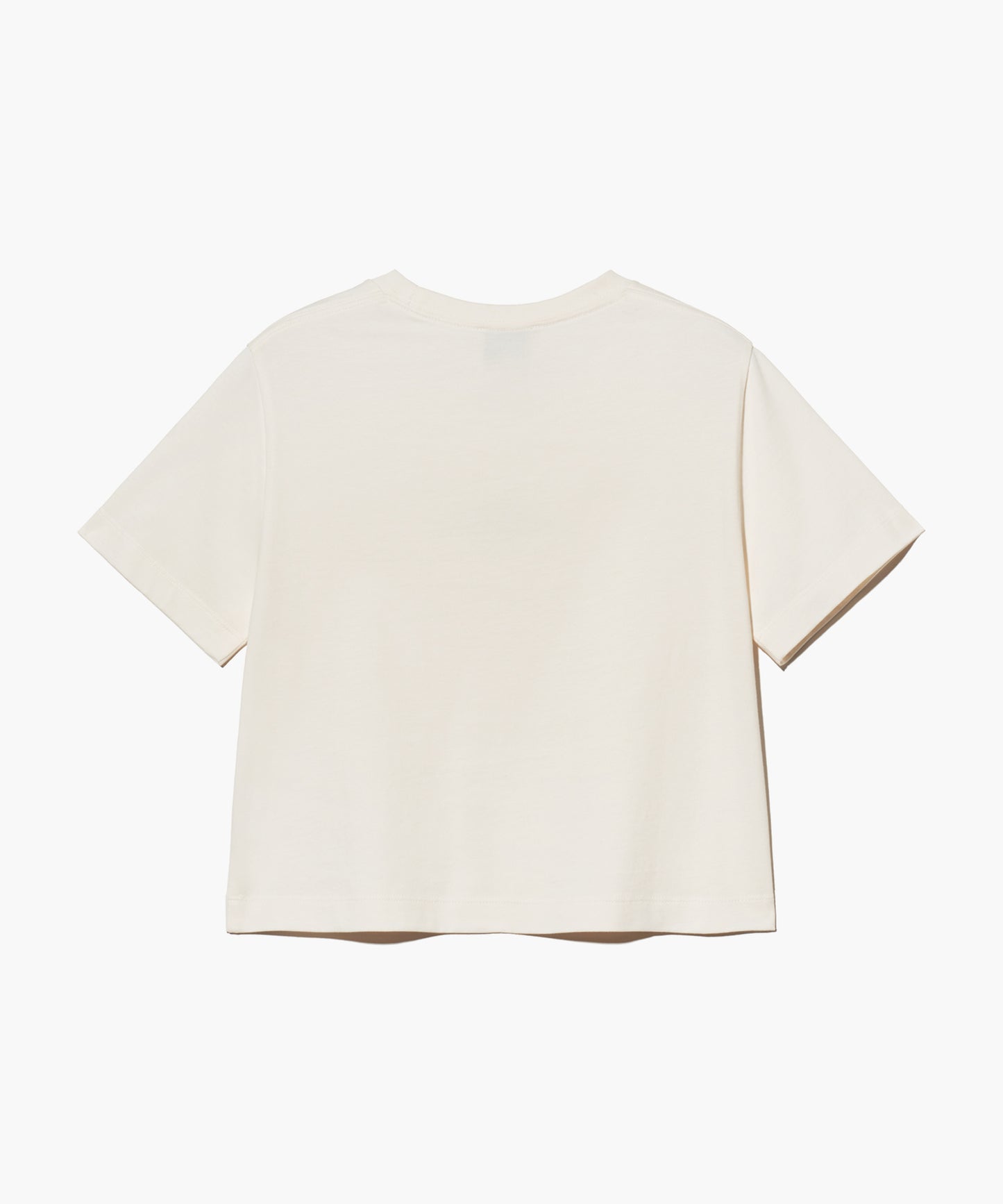 W LETTERING CROP TEE