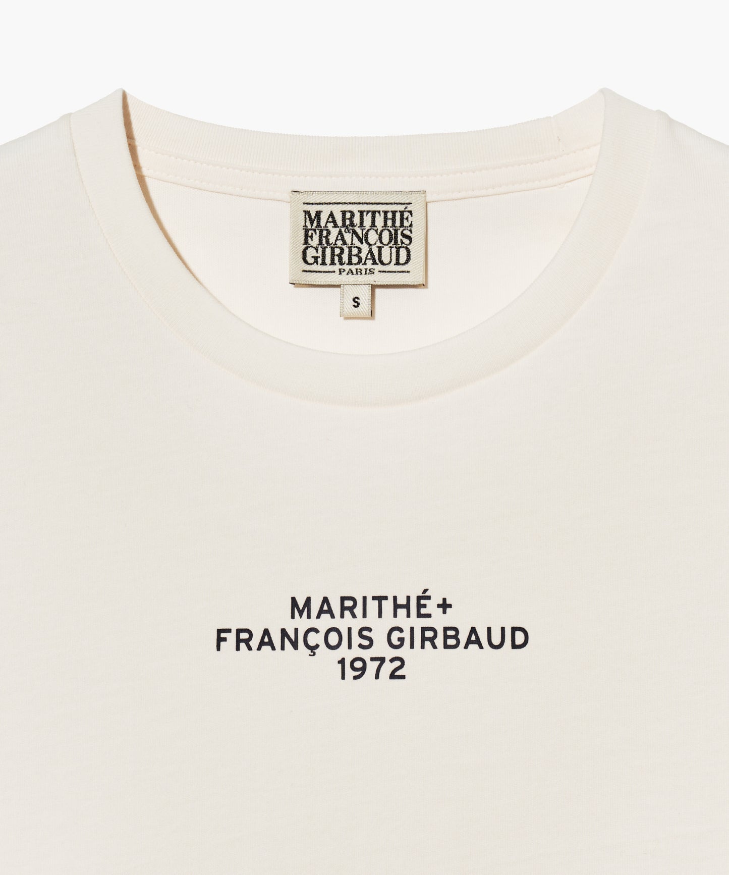 W LETTERING CROP TEE