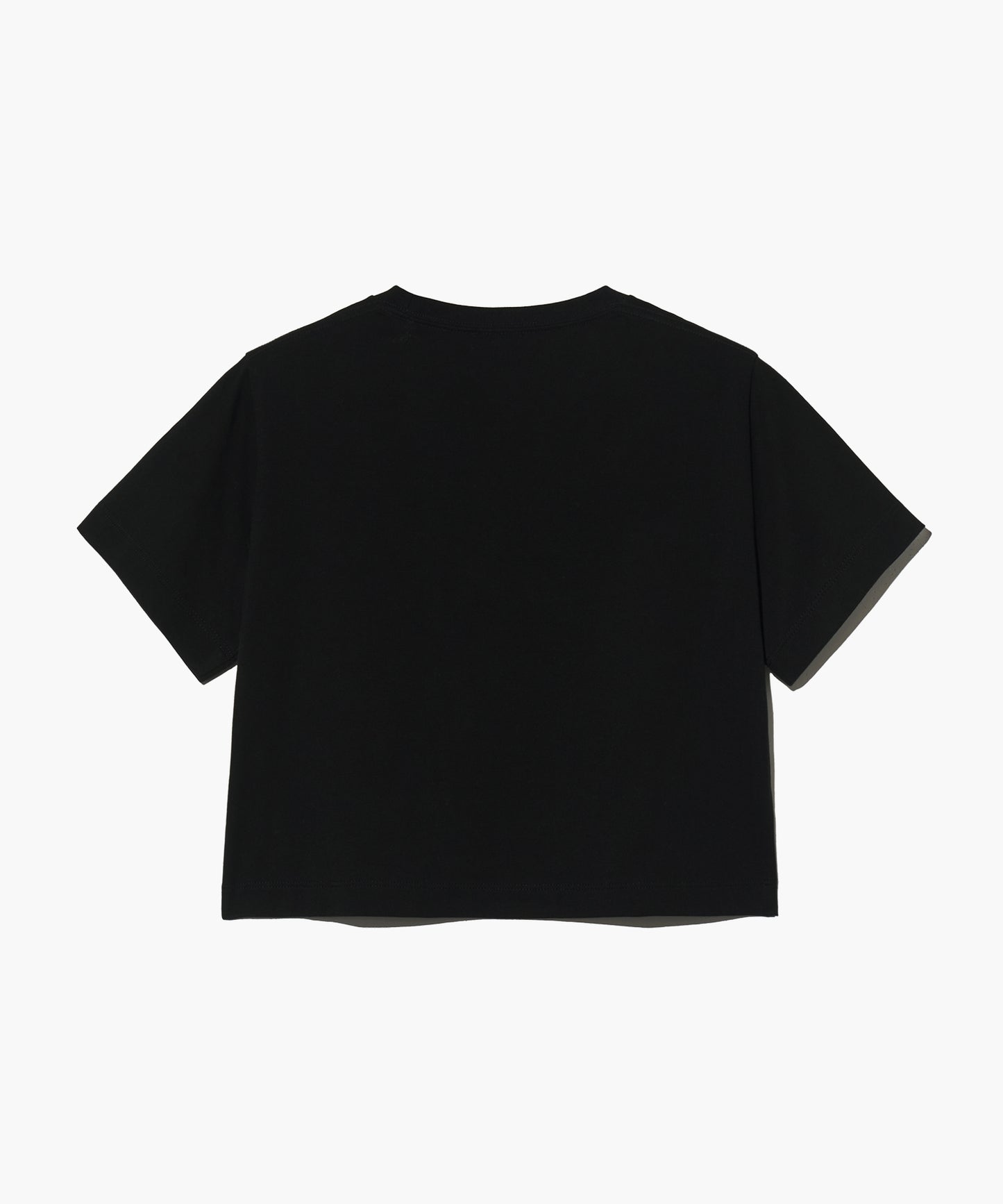 W LETTERING CROP TEE