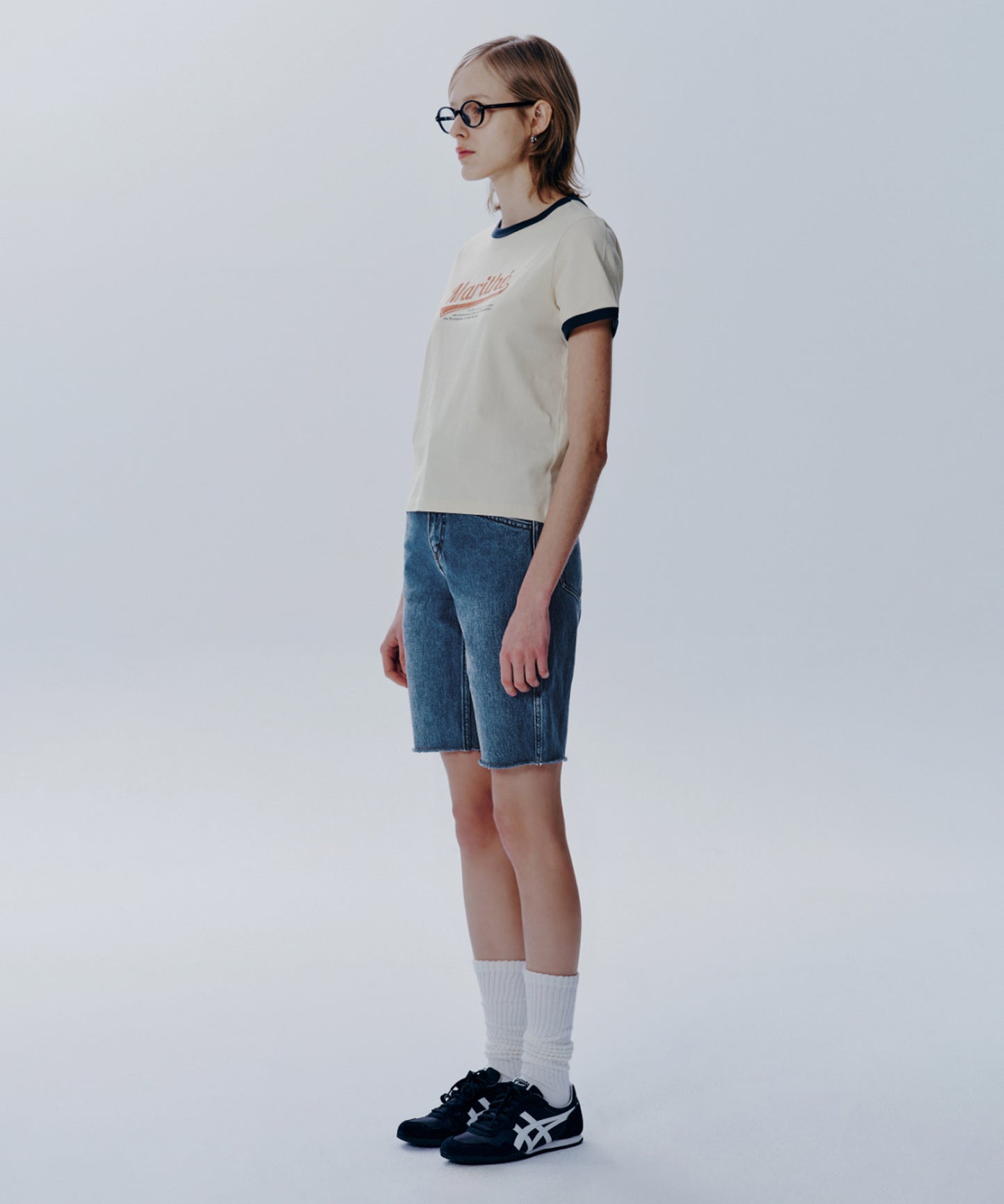 W VINTAGE BASEBALL RINGER TEE