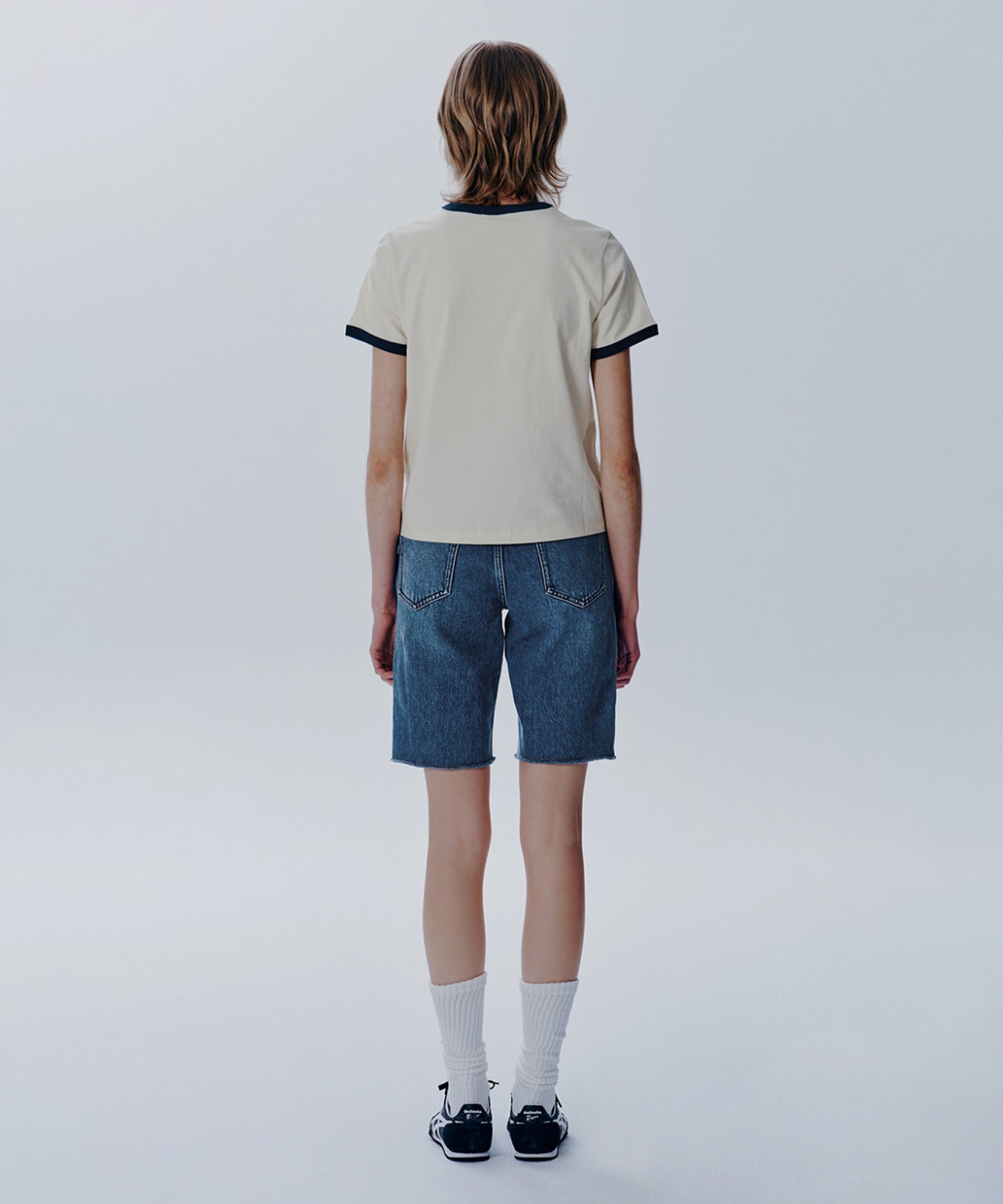 W VINTAGE BASEBALL RINGER TEE