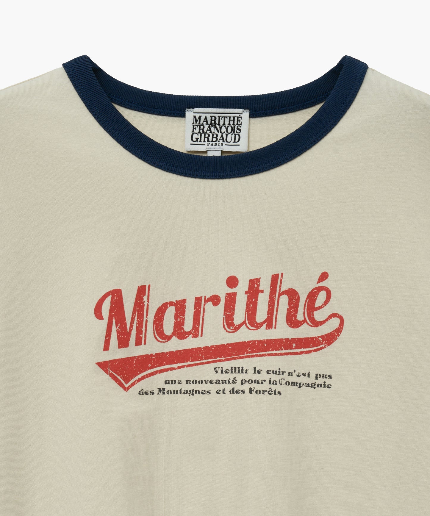 W VINTAGE BASEBALL RINGER TEE
