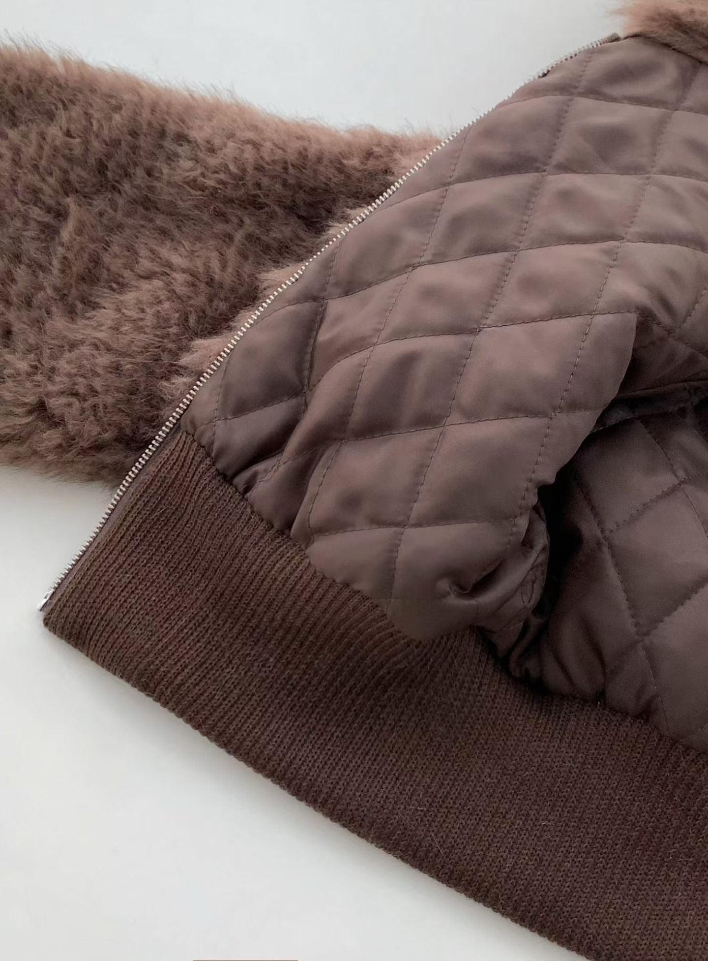 Fluffy Bear Cropped Jacket