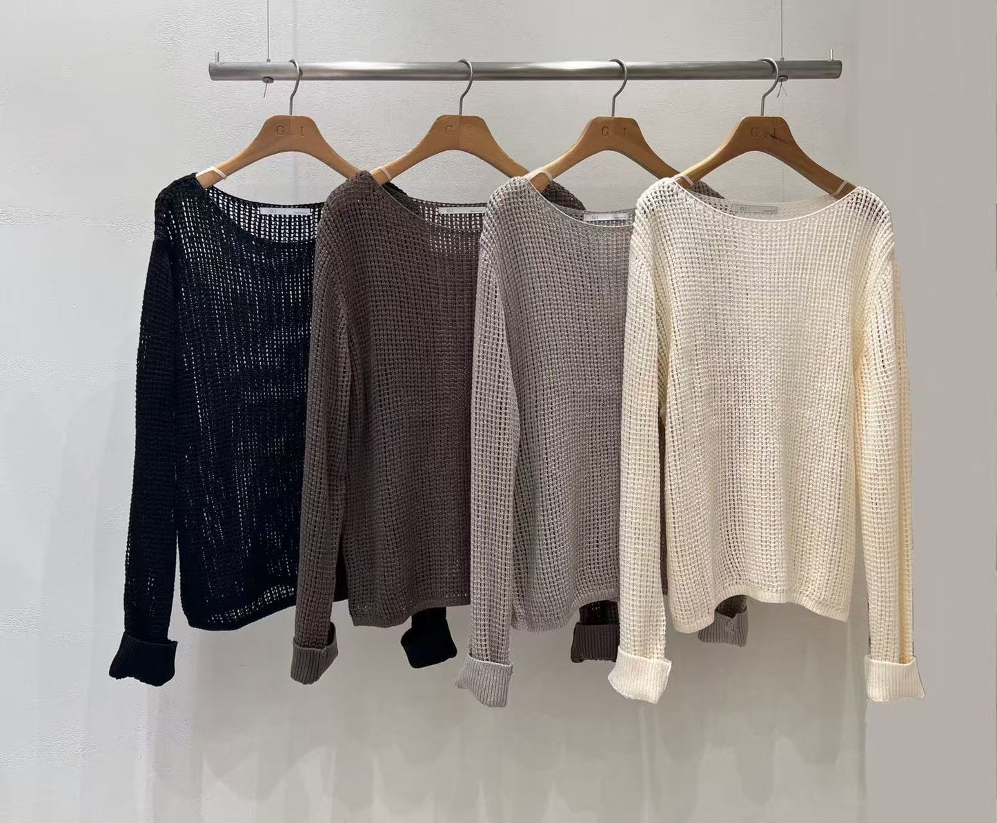 Knitted Long Sleeves Top