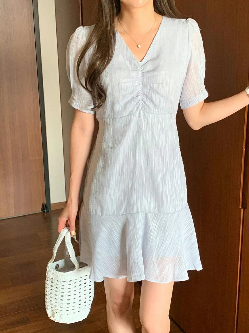 Shooting Star Tie Waist Mini Dress