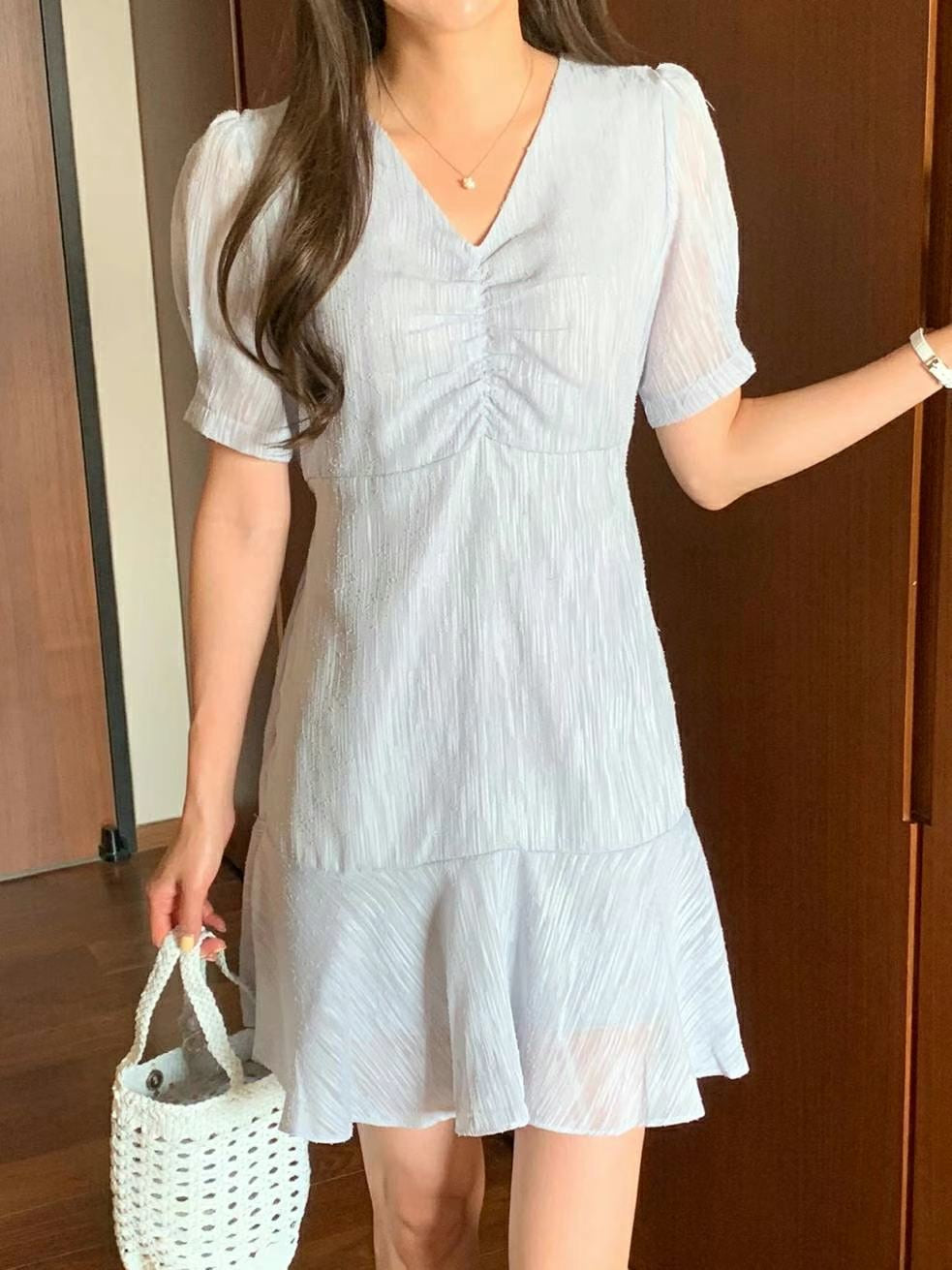 Shooting Star Tie Waist Mini Dress