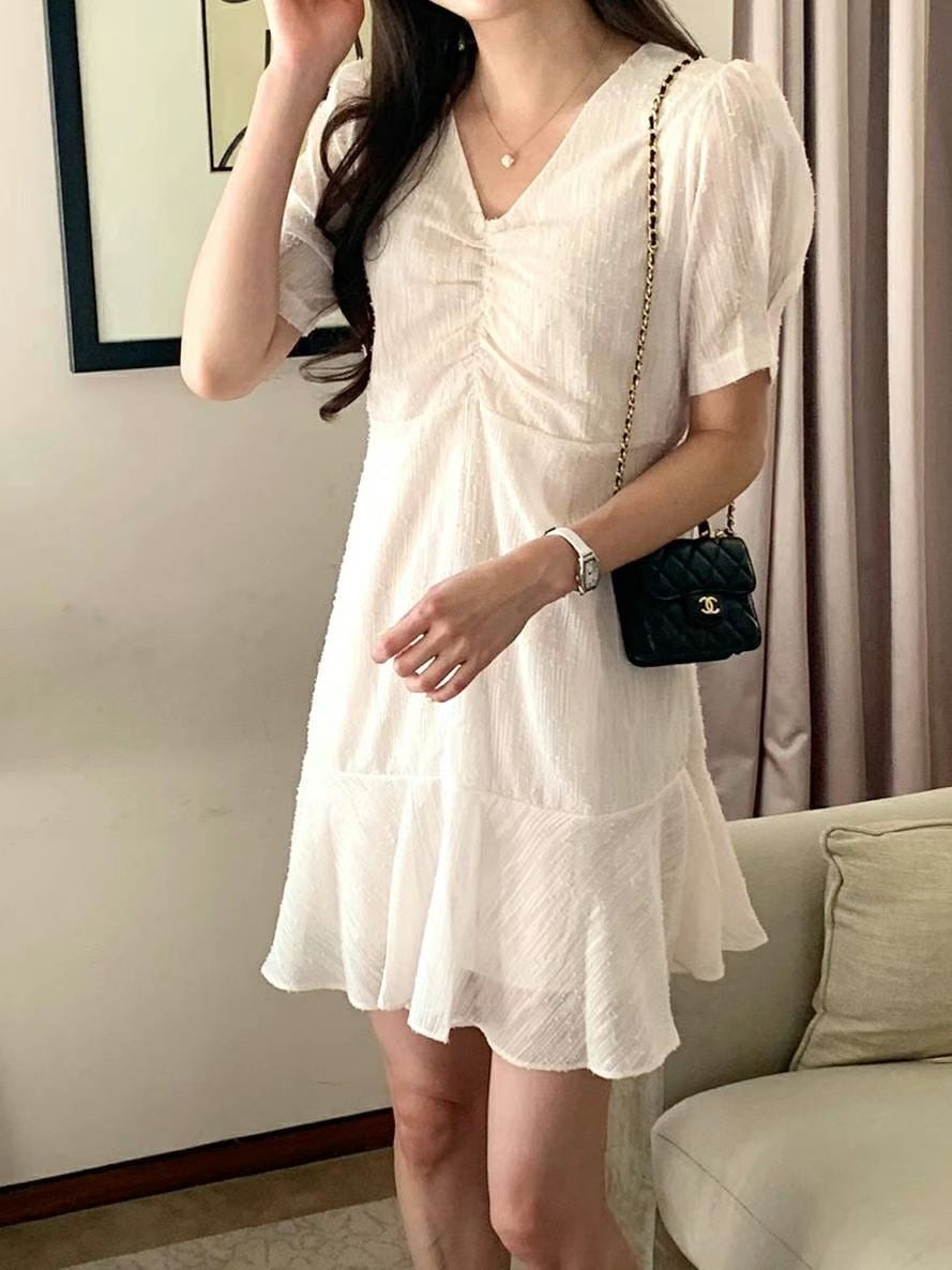Shooting Star Tie Waist Mini Dress