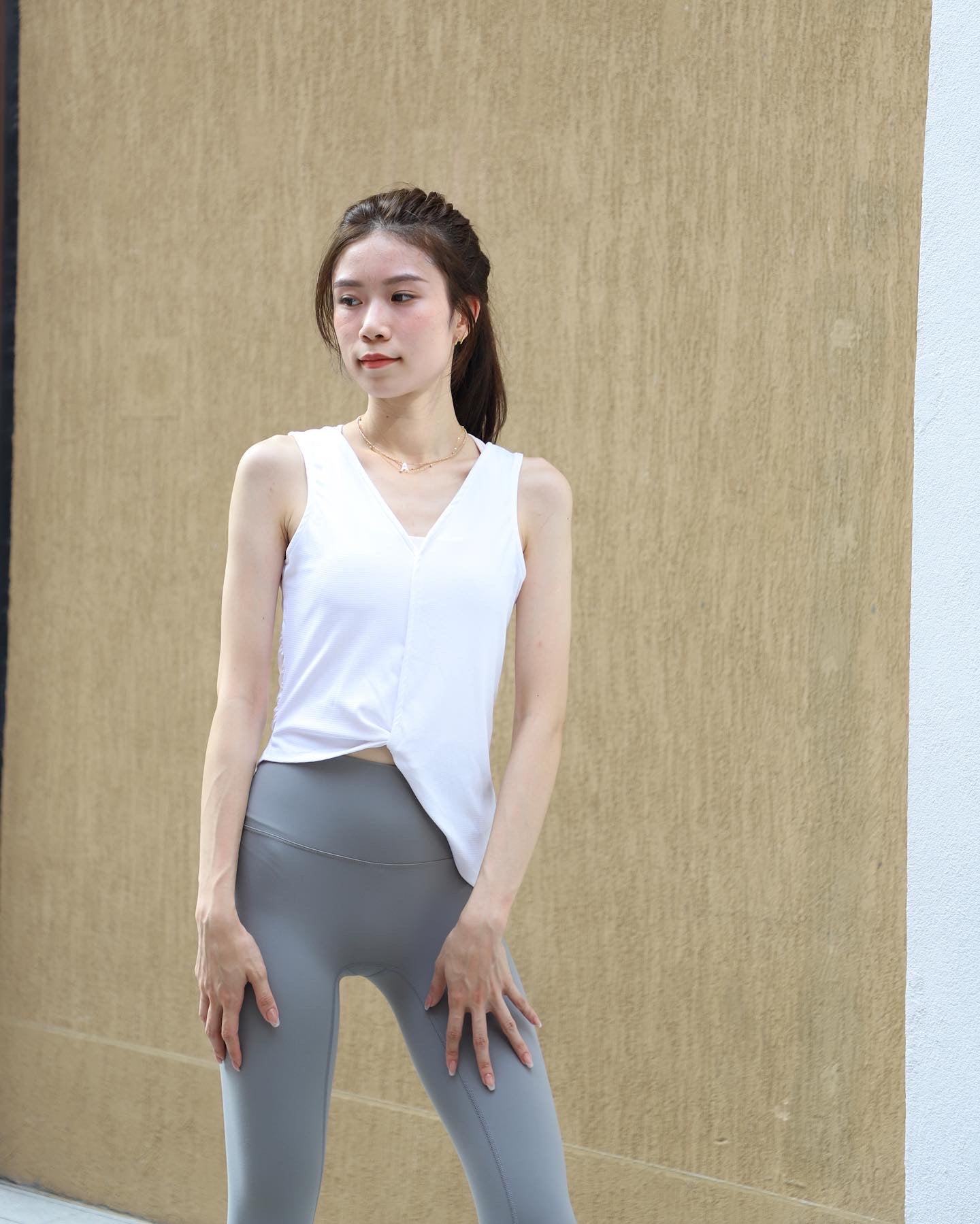 AS Active V Neck Sports Bra Top