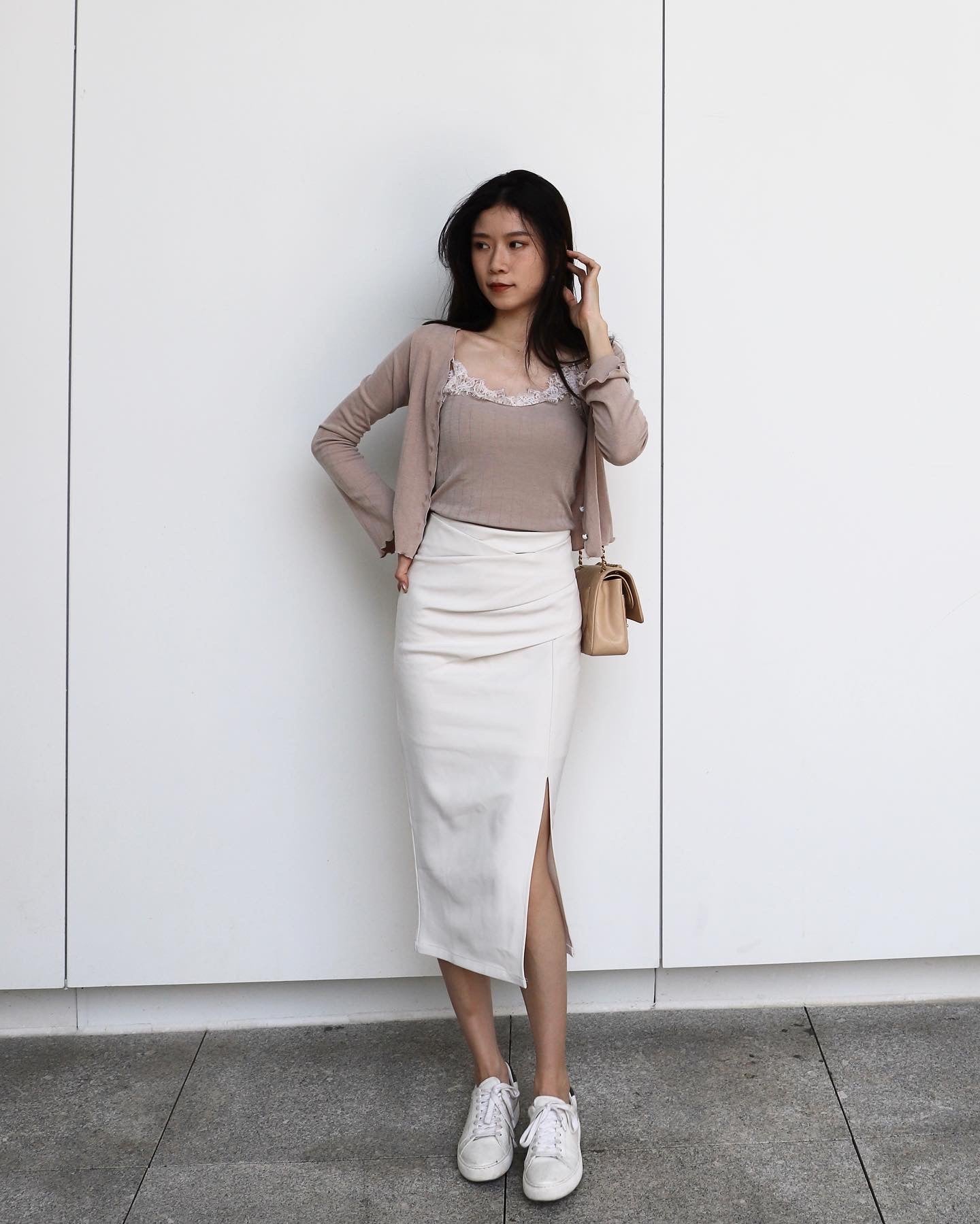 Midi Skirt with slit