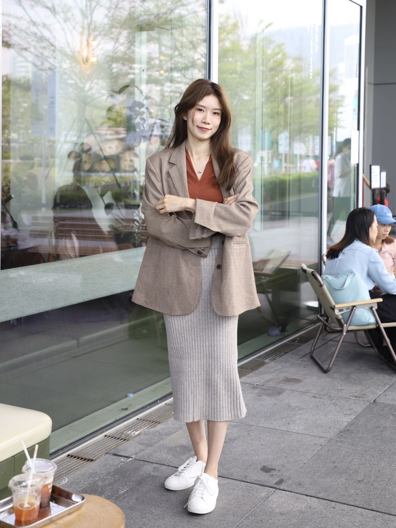 Knitted Tight Pencil Maxi Skirt