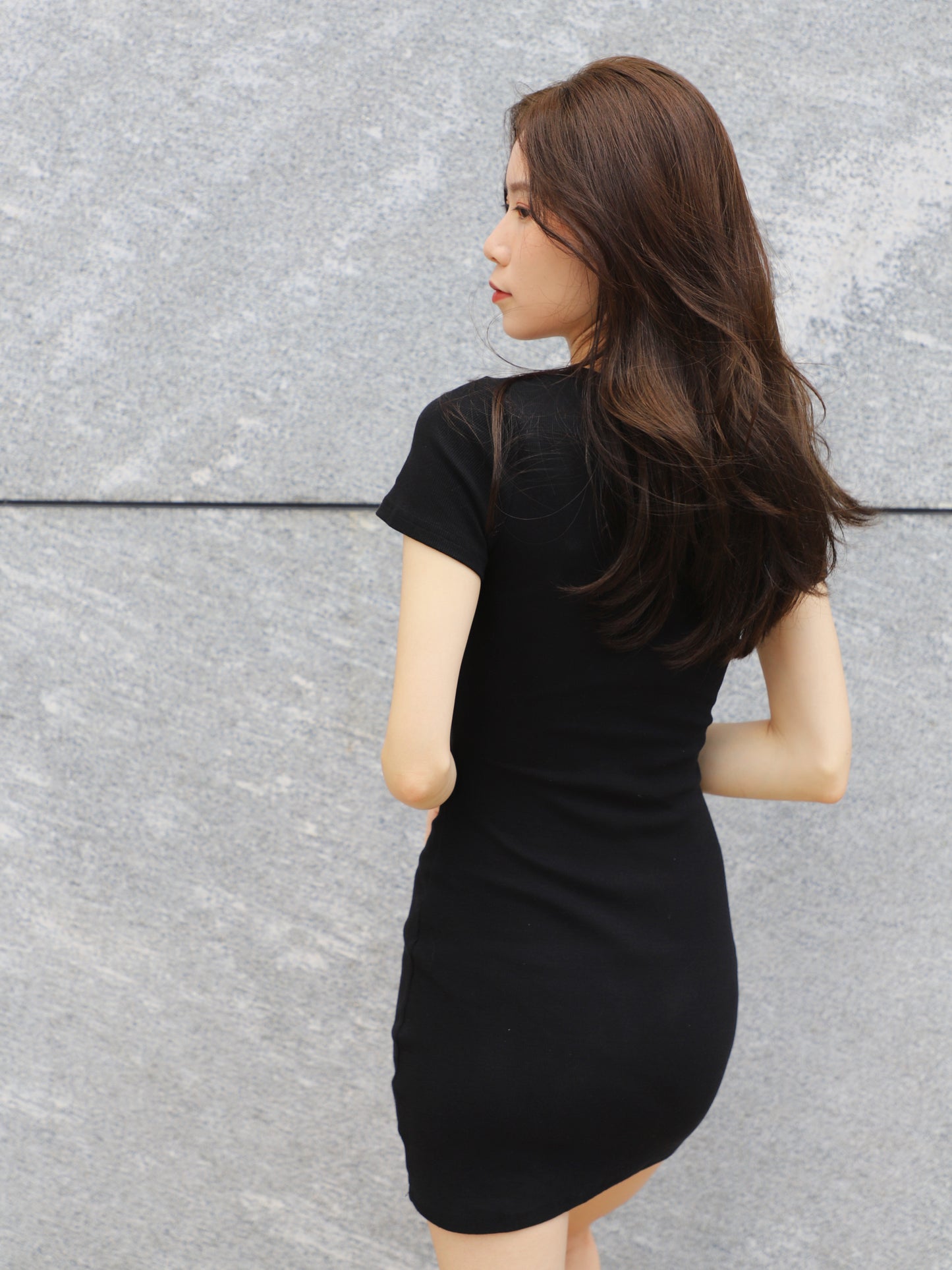Chest Tied Mini Dress