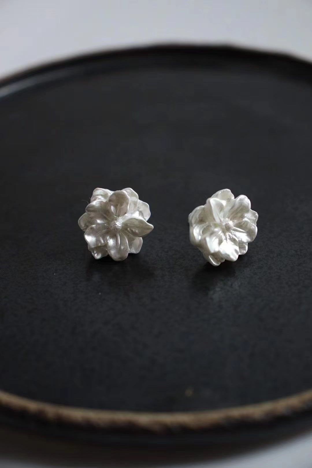 Camellia Japonica Earrings