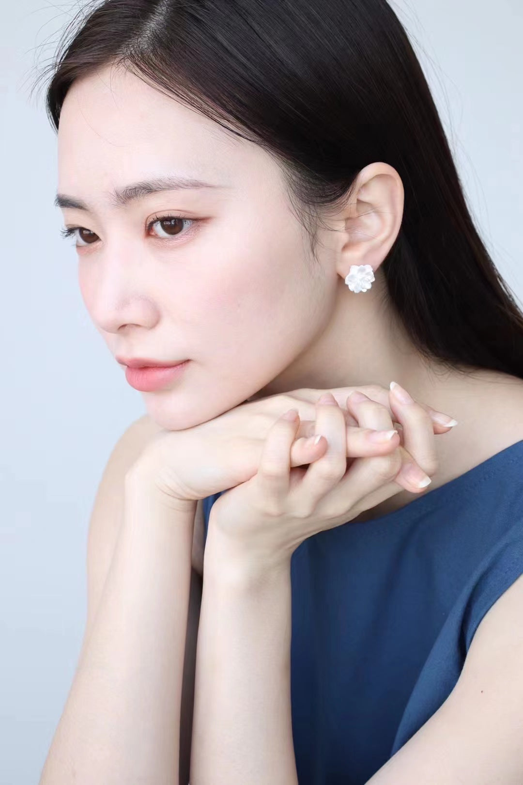Camellia Japonica Earrings