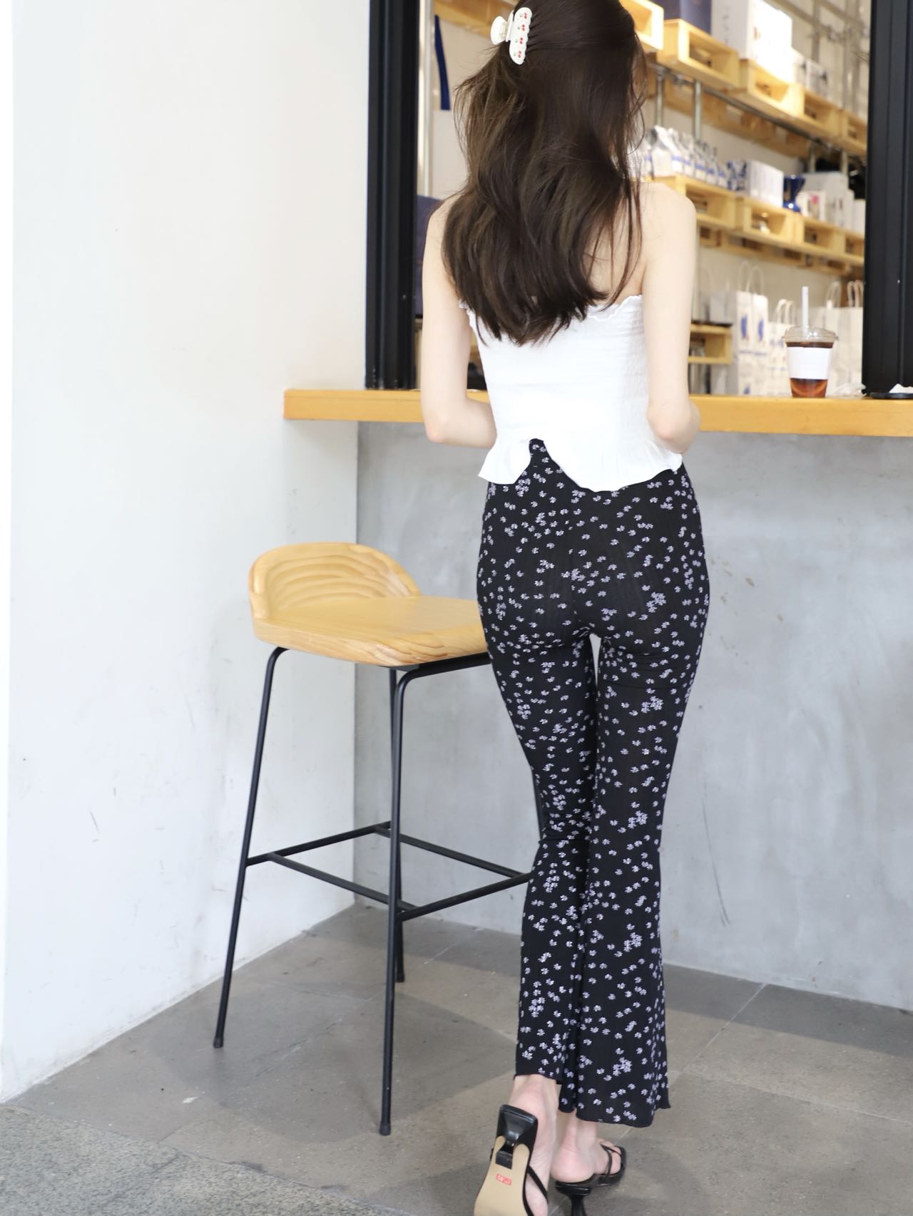 Floral Flare Pants