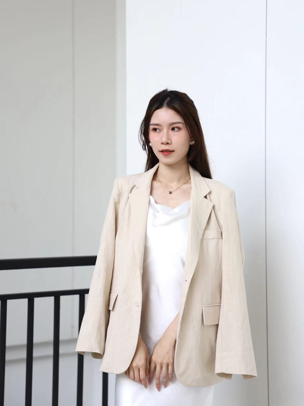 Silk Slit Midi Dress