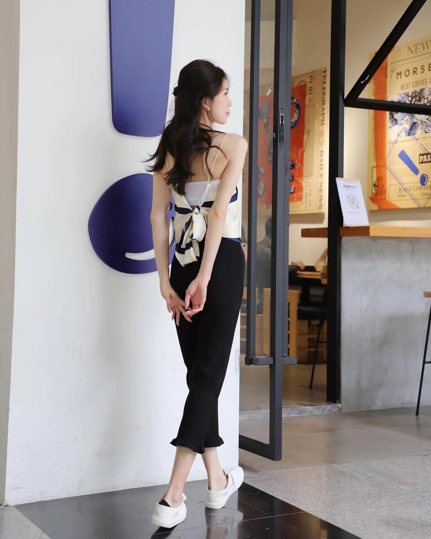 Petite Ruffles End Pants