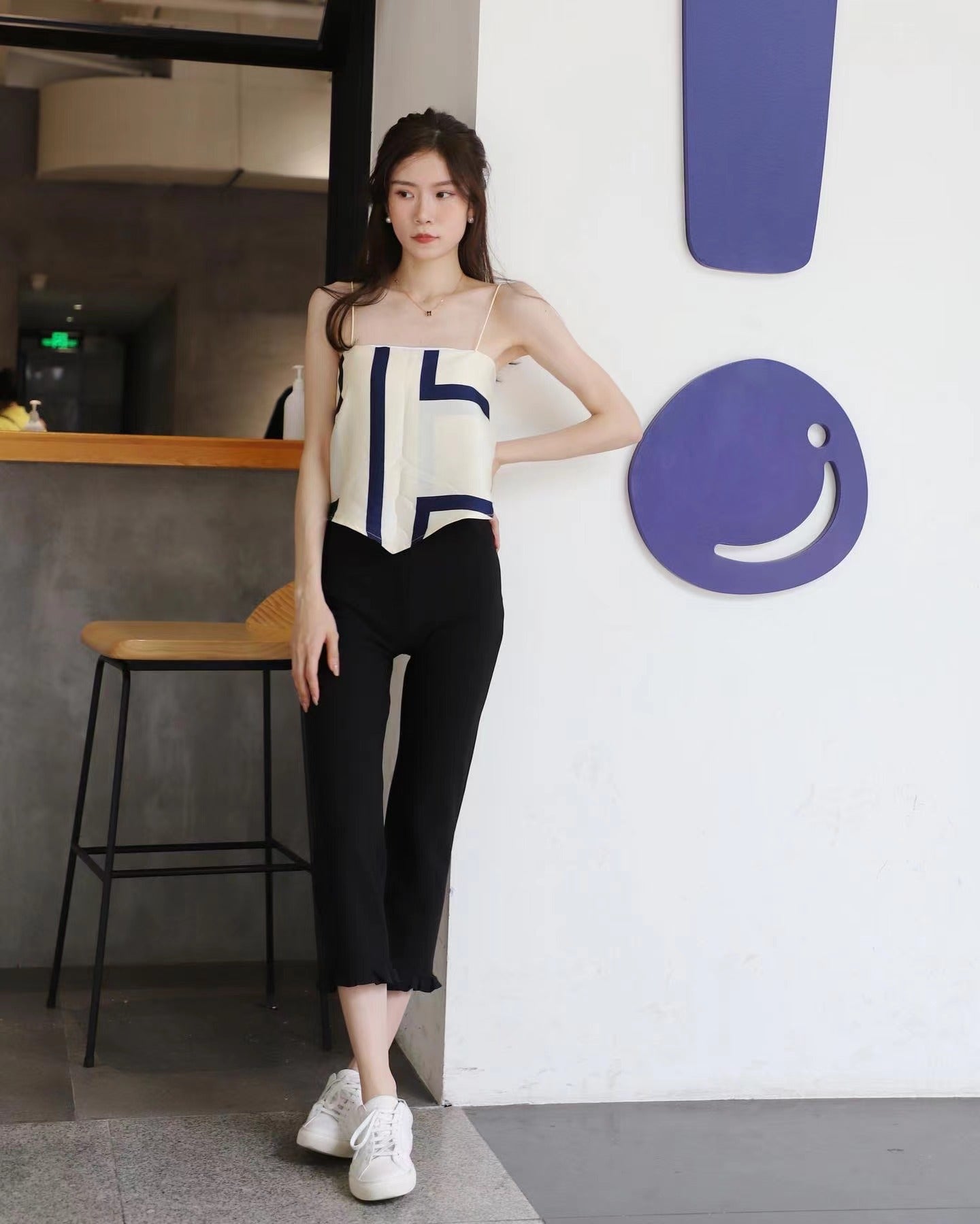 Petite Ruffles End Pants