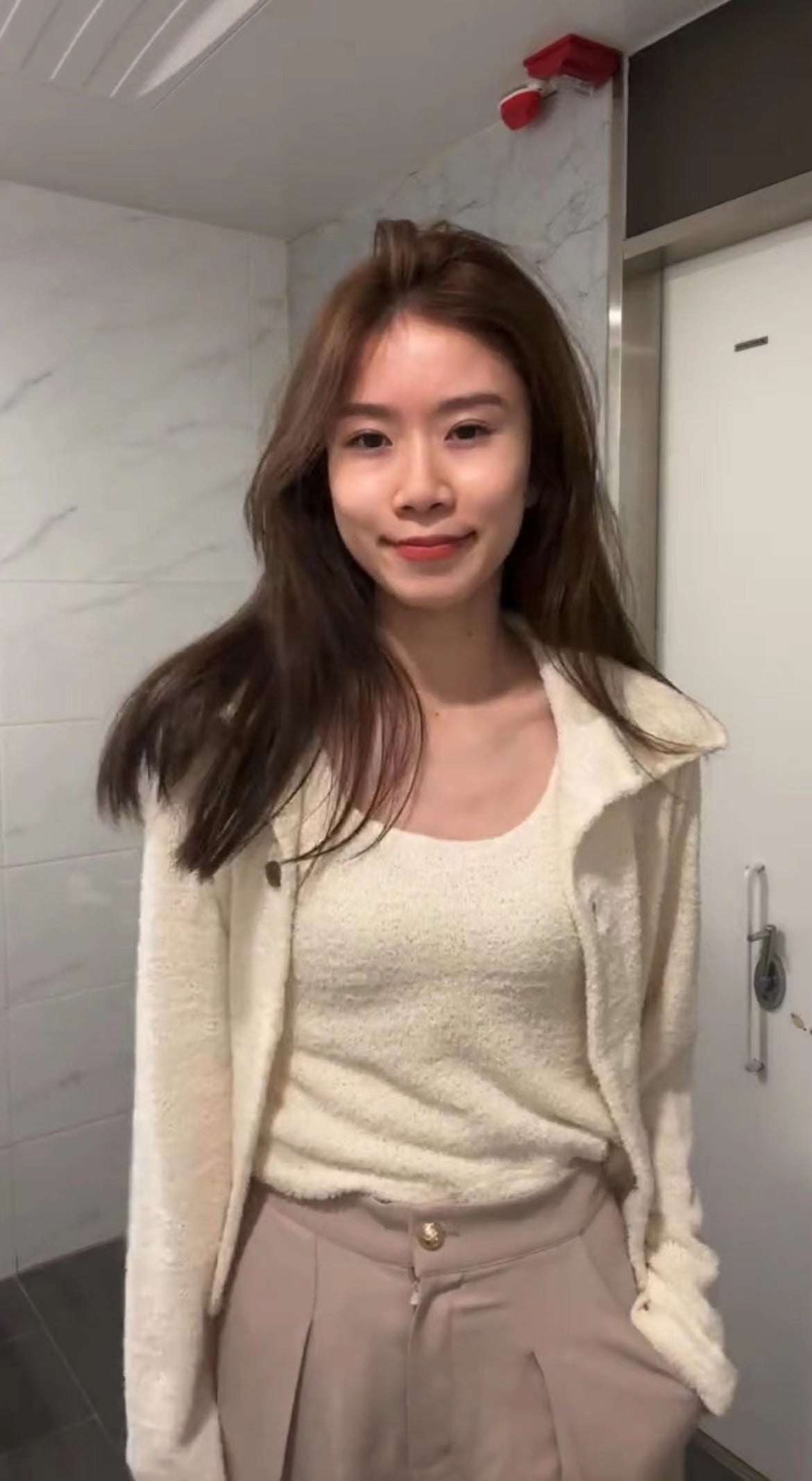 Towel Cardigan Set