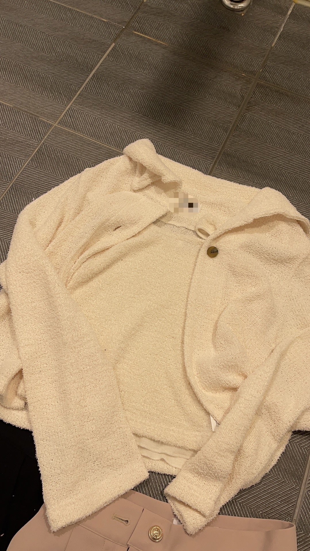 Towel Cardigan Set